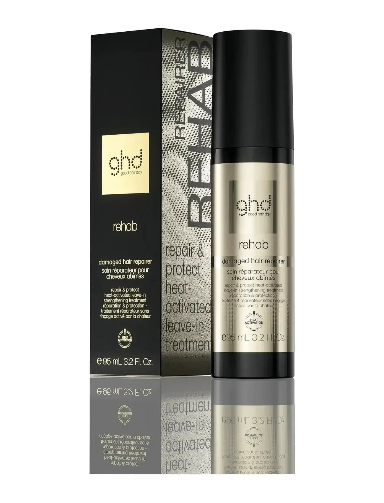 ghd Rehab Damaged Hair Repairer 95Ml, Hovedbundspleje, Nude, Str: 95 ML