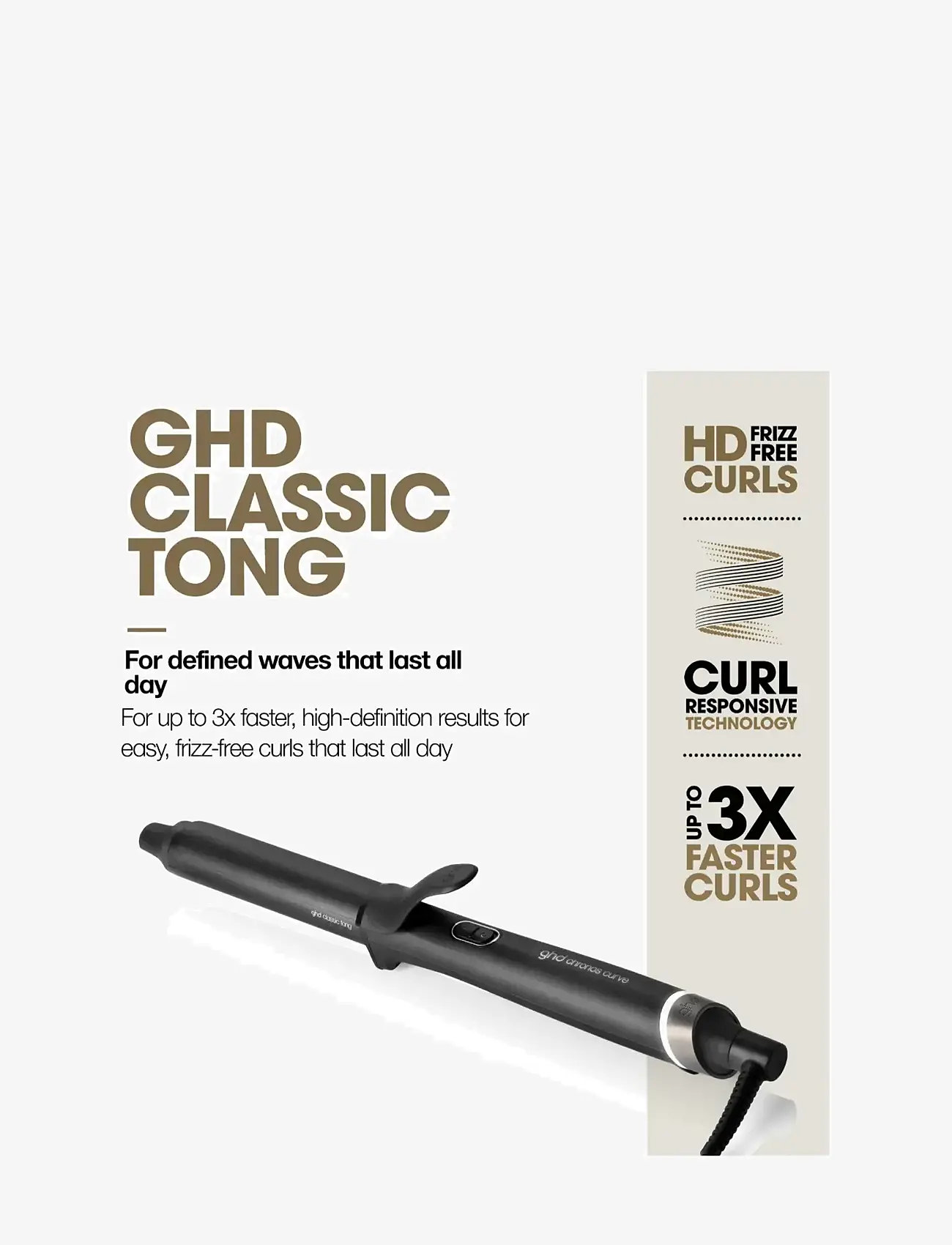 ghd - ghd Chronos Curve Classic Tong - locktång - no color - 2