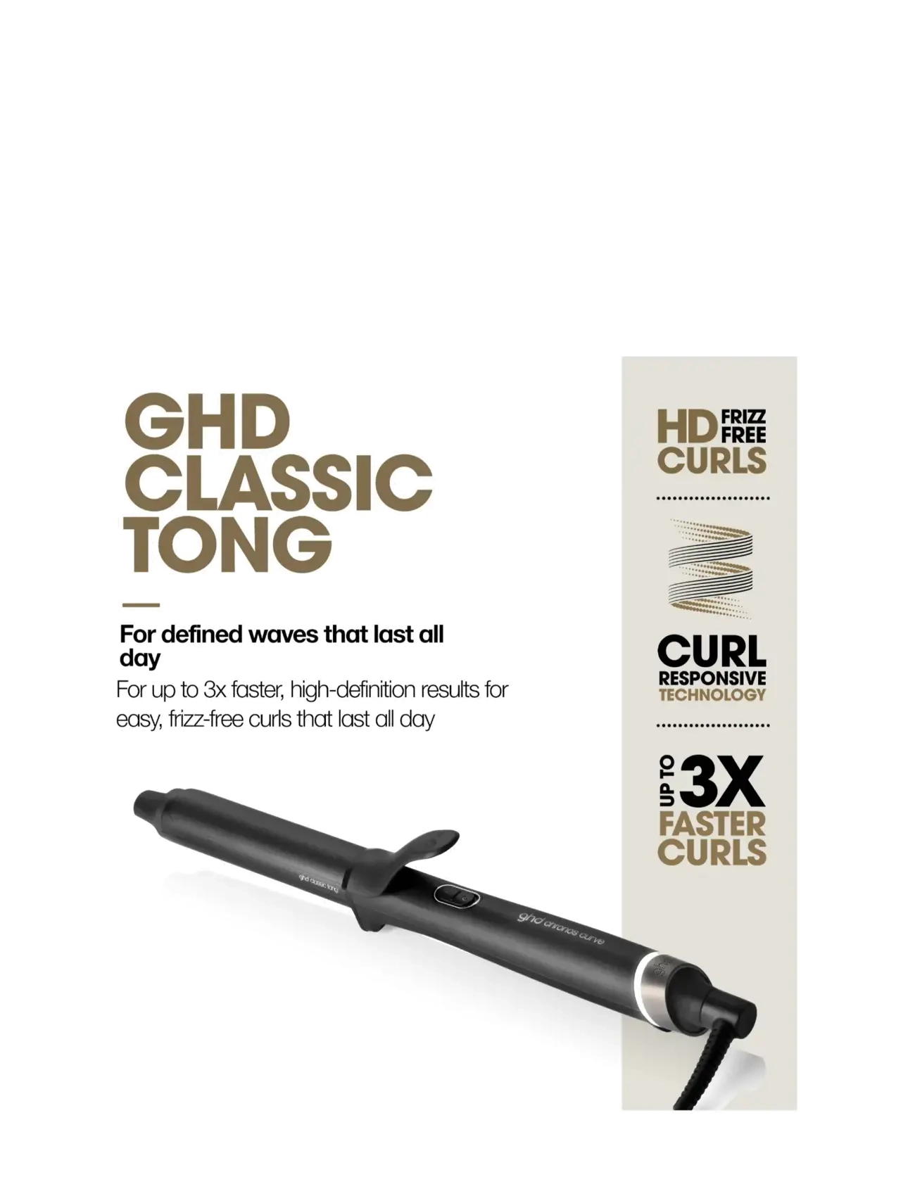 ghd - ghd Chronos Curve Classic Tong - lokitangid - no color - 2