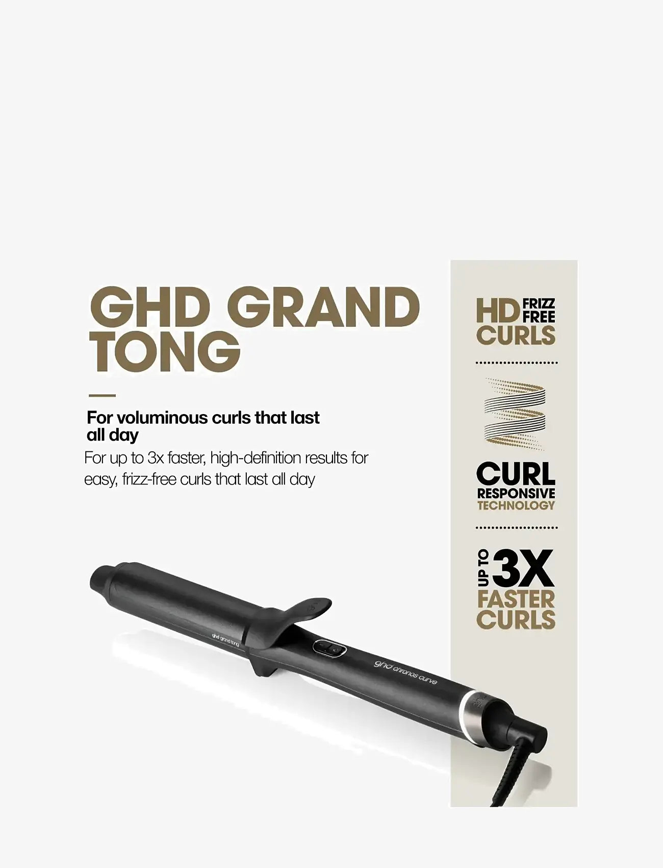 ghd - ghd Chronos Curve Grand Tong - hiustenkihartimet - no color - 2