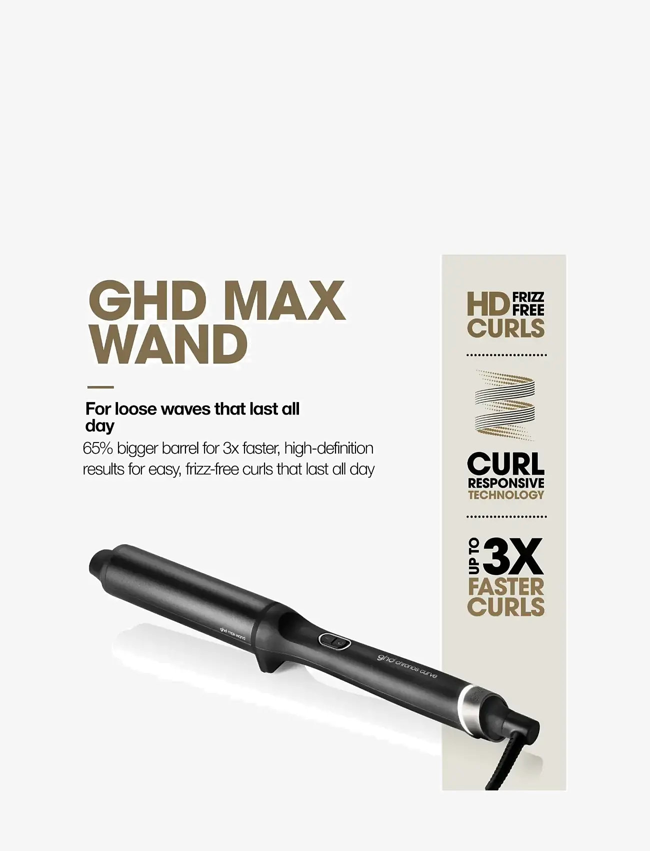 ghd - ghd Chronos Curve Max Wand - curling irons - no color - 2