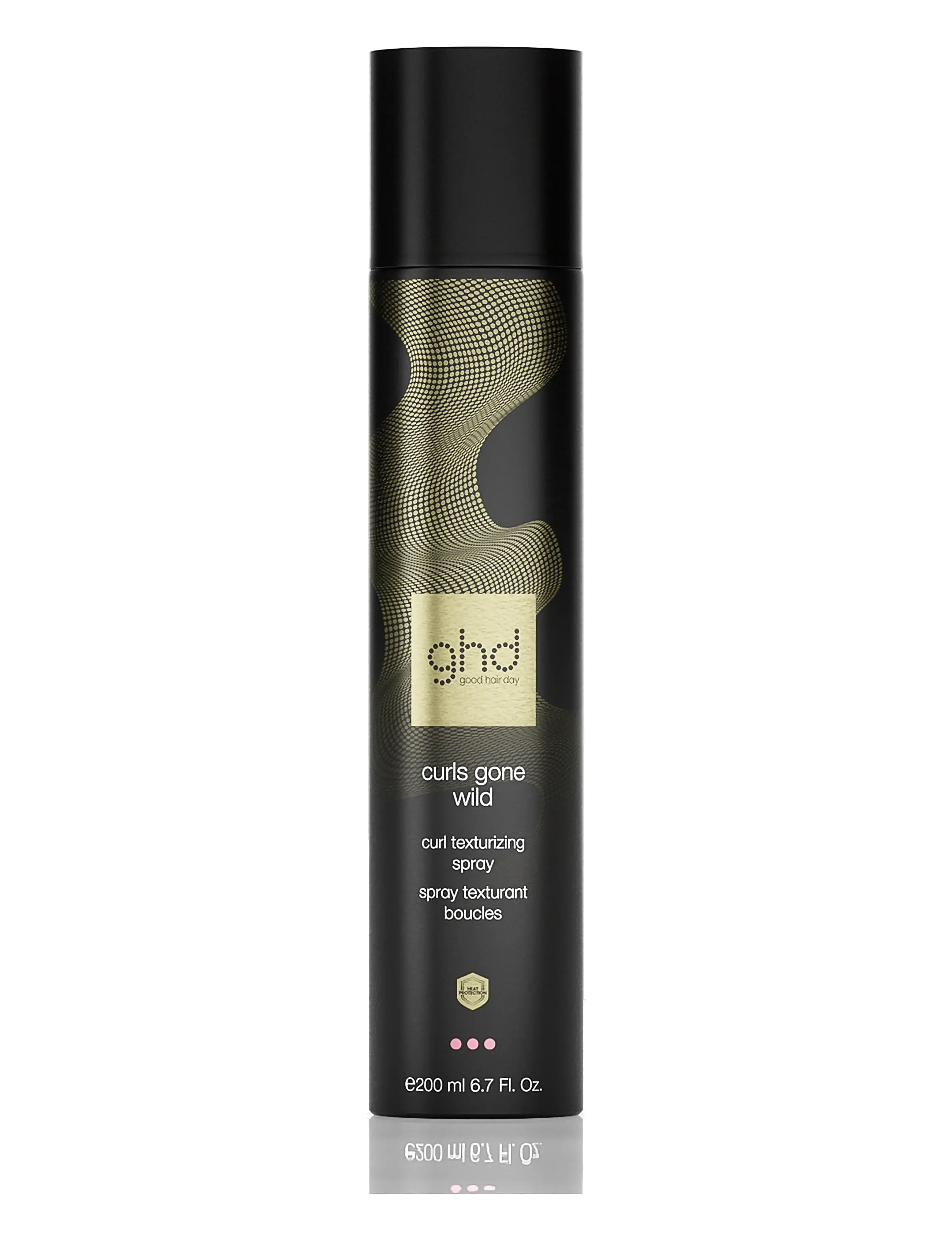 ghd Ghd Curls Gone Wild - Heat Protect Texturing Spray 200 ml, 200 ml, Silver, Styling > Varmebeskyttelse, Dame