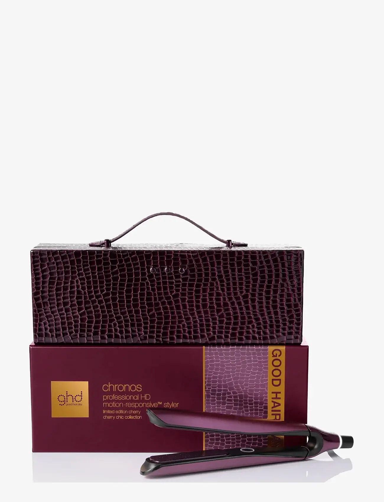 ghd - ghd Chronos Limited Edition Gift Set - Hair Straighteners in Cherry Chic - glattejern - cherry chic - 0