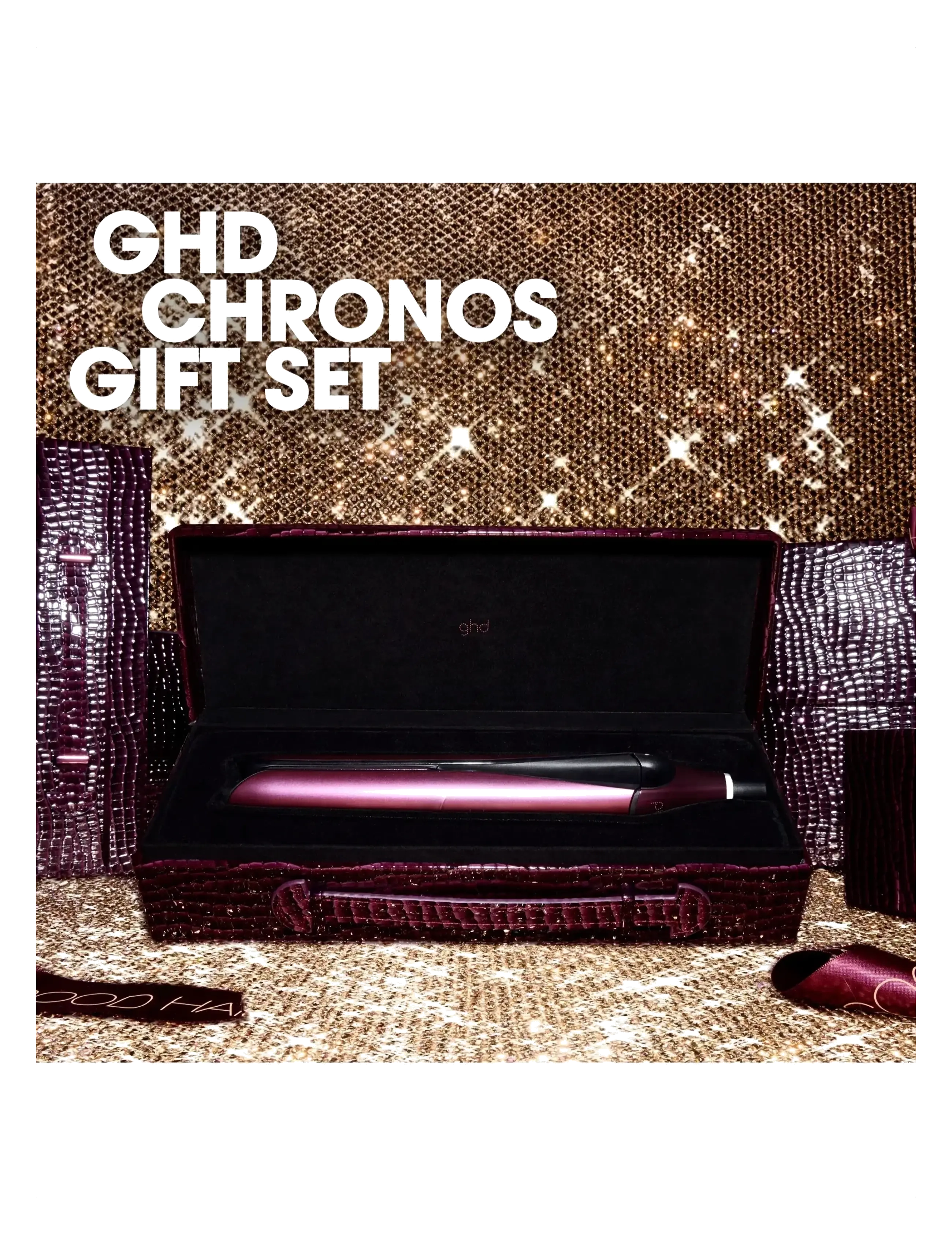 ghd - ghd Chronos Limited Edition Gift Set - Hair Straighteners in Cherry Chic - cherry chic - 1