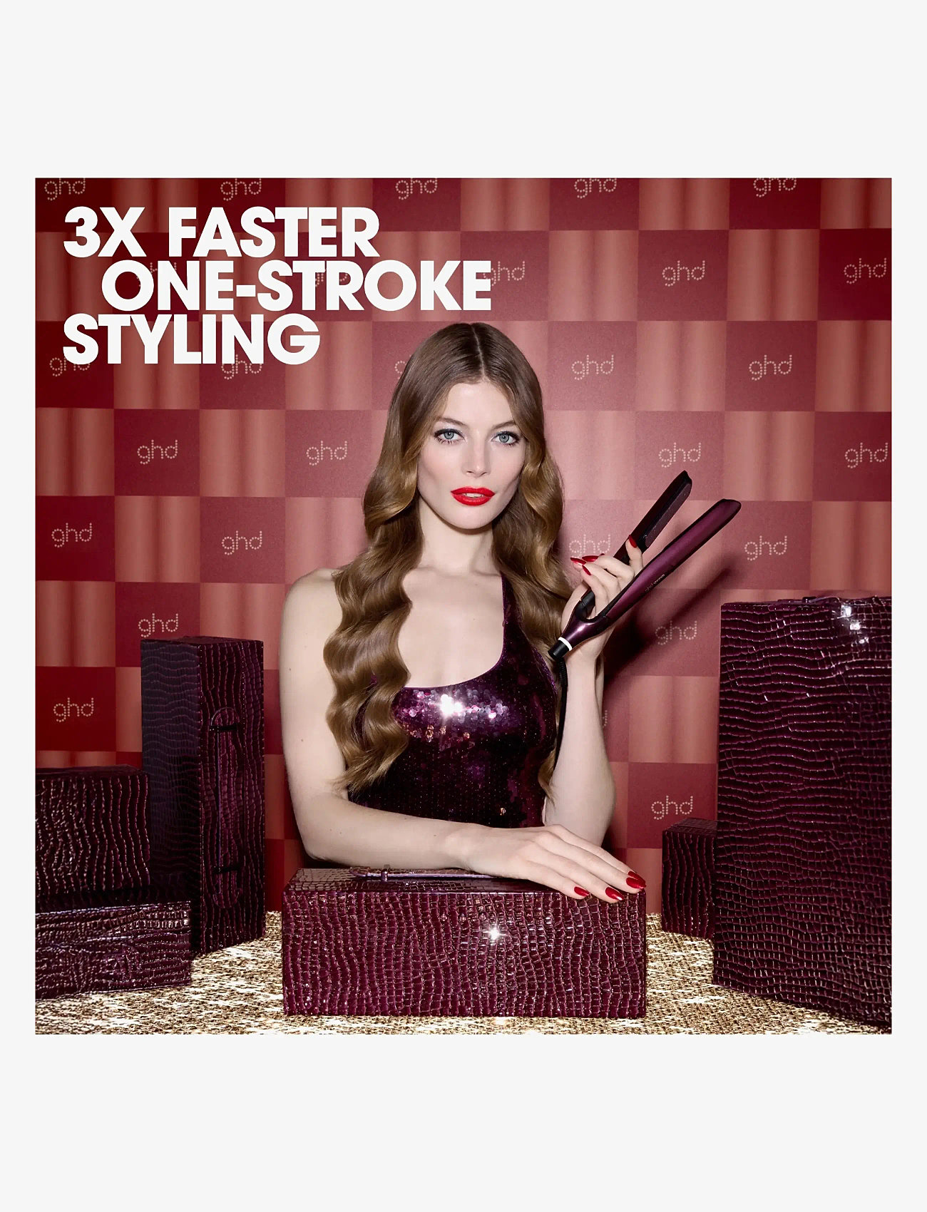 ghd - ghd Chronos Limited Edition Gift Set - Hair Straighteners in Cherry Chic - glattejern - cherry chic - 2