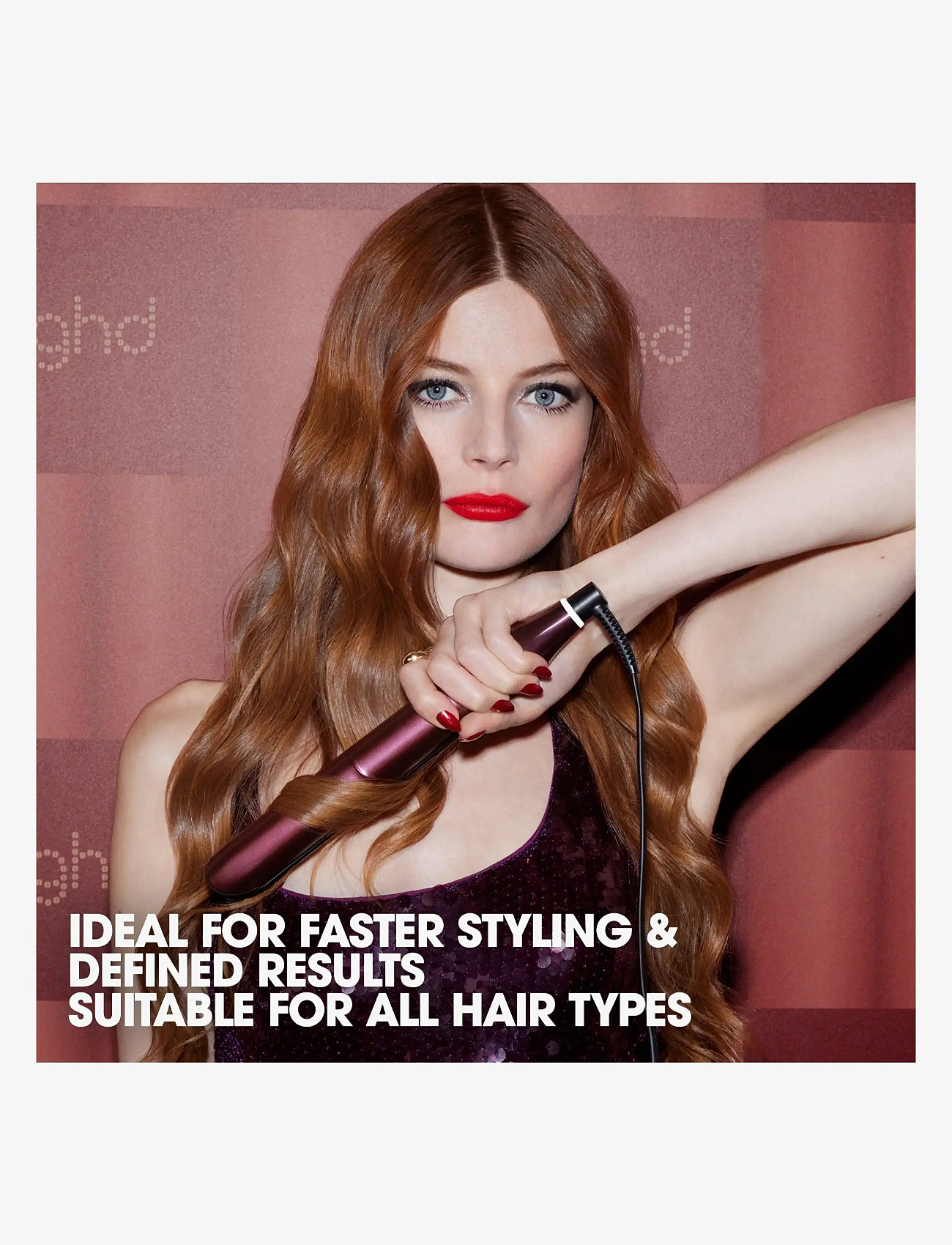 ghd - ghd Chronos Limited Edition Gift Set - Hair Straighteners in Cherry Chic - glattejern - cherry chic - 5
