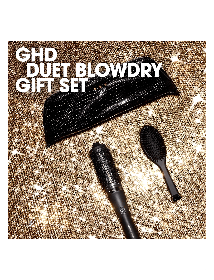 ghd - ghd Duet Blowdry Christmas Gift Set - 2-in-1 Hair Dryer Brush - giftset - black - 1