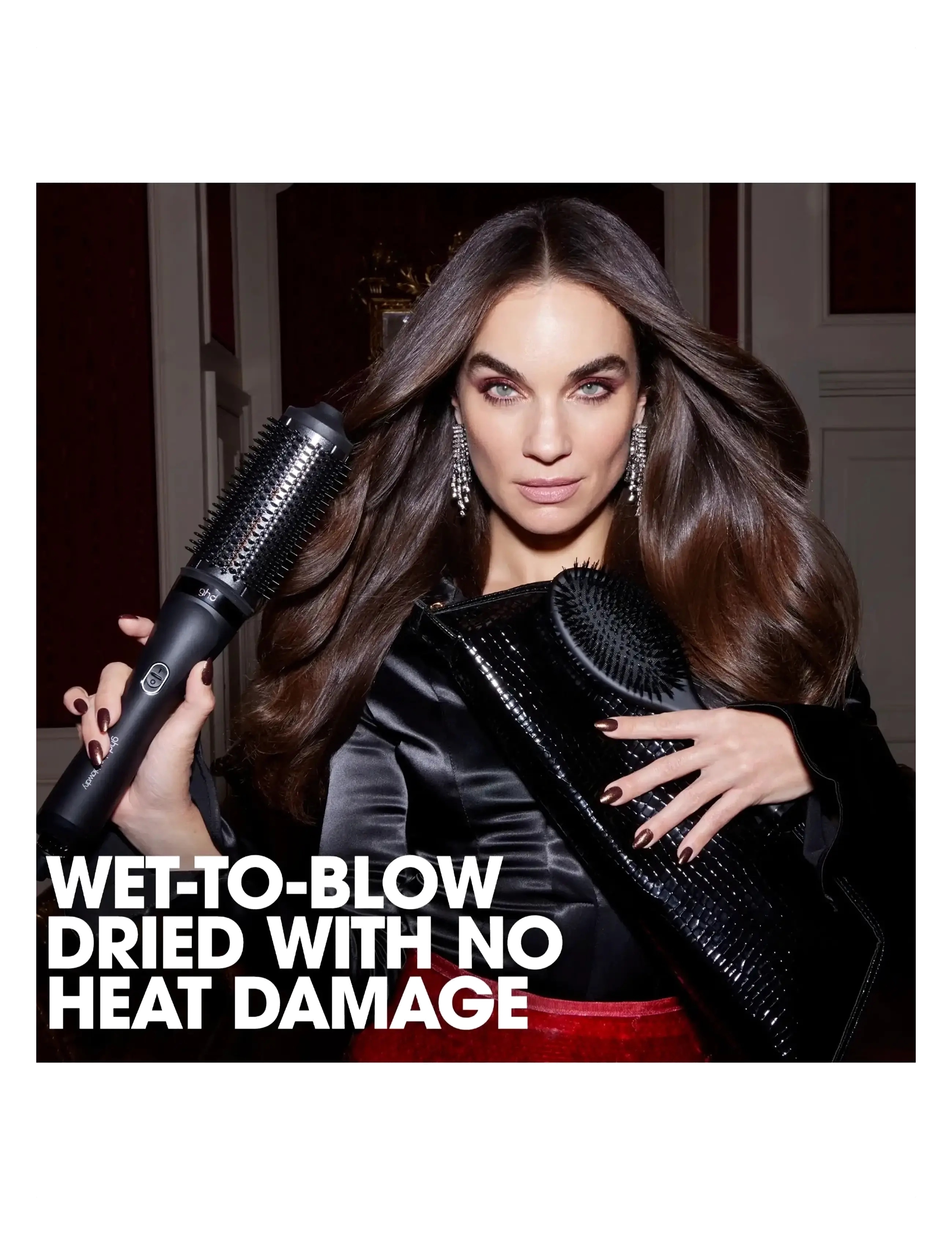 ghd - ghd Duet Blowdry Christmas Gift Set - 2-in-1 Hair Dryer Brush - over 500 kr - black - 3