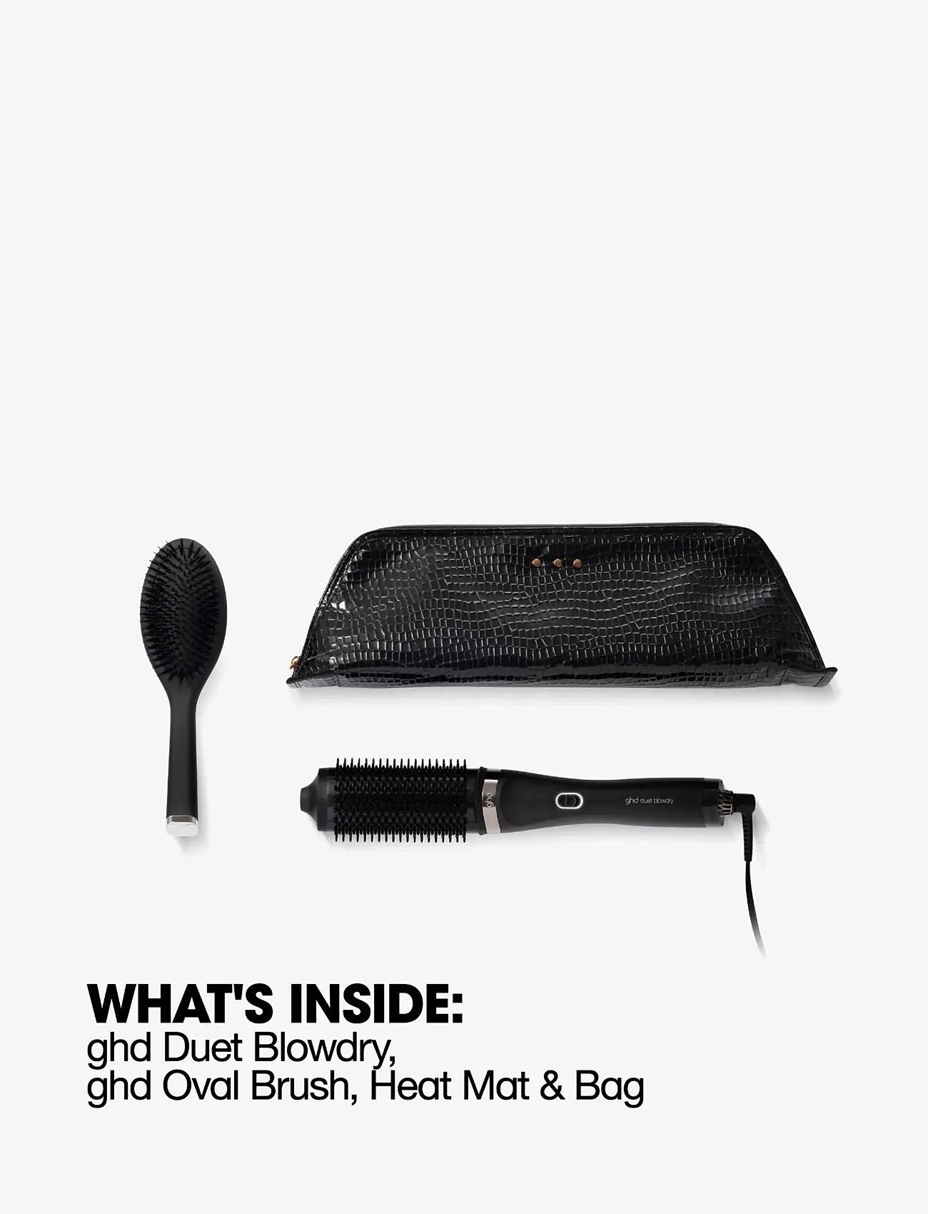 ghd - ghd Duet Blowdry Christmas Gift Set - 2-in-1 Hair Dryer Brush - black - 4