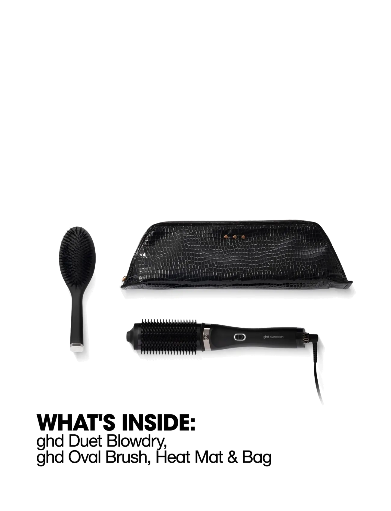 ghd - ghd Duet Blowdry Christmas Gift Set - 2-in-1 Hair Dryer Brush - over 500 kr - black - 4