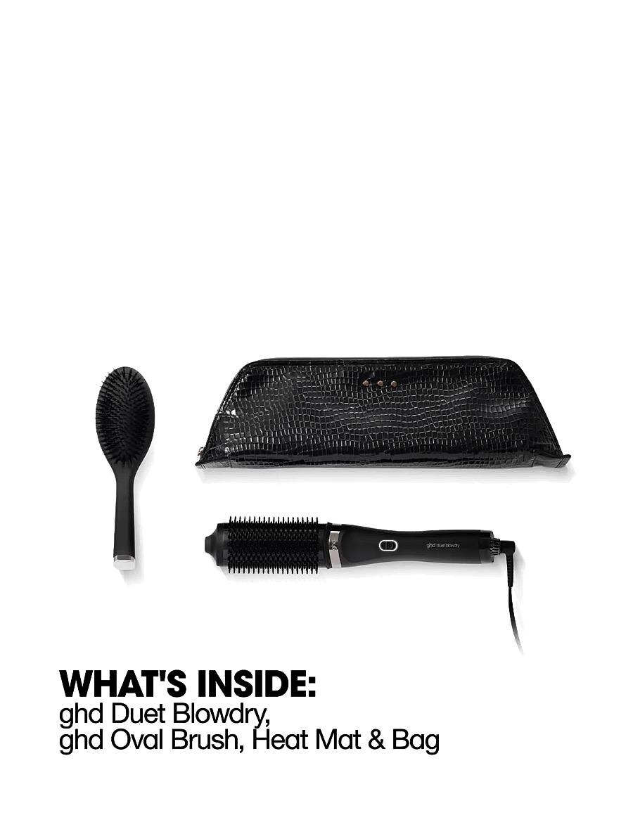 ghd - ghd Duet Blowdry Christmas Gift Set - 2-in-1 Hair Dryer Brush - giftset - black - 4