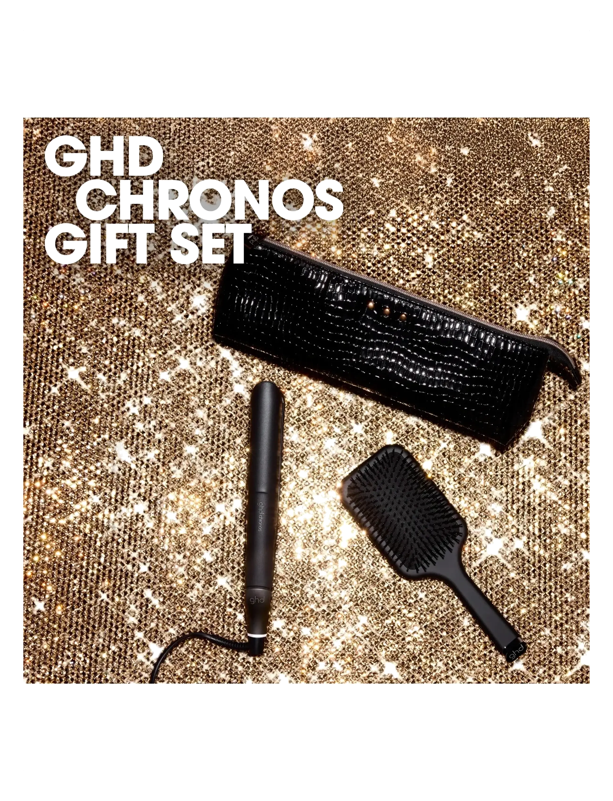 ghd - ghd Chronos Christmas Gift Set - Hair Straightener - setti - black - 1