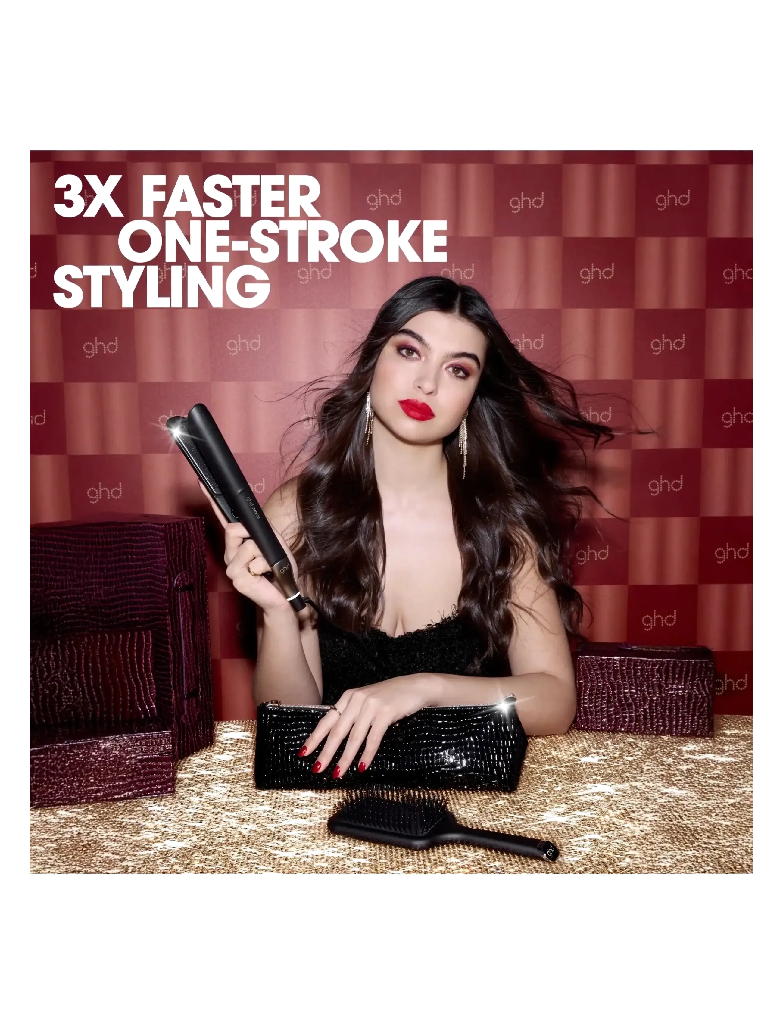 ghd - ghd Chronos Christmas Gift Set - Hair Straightener - setti - black - 2