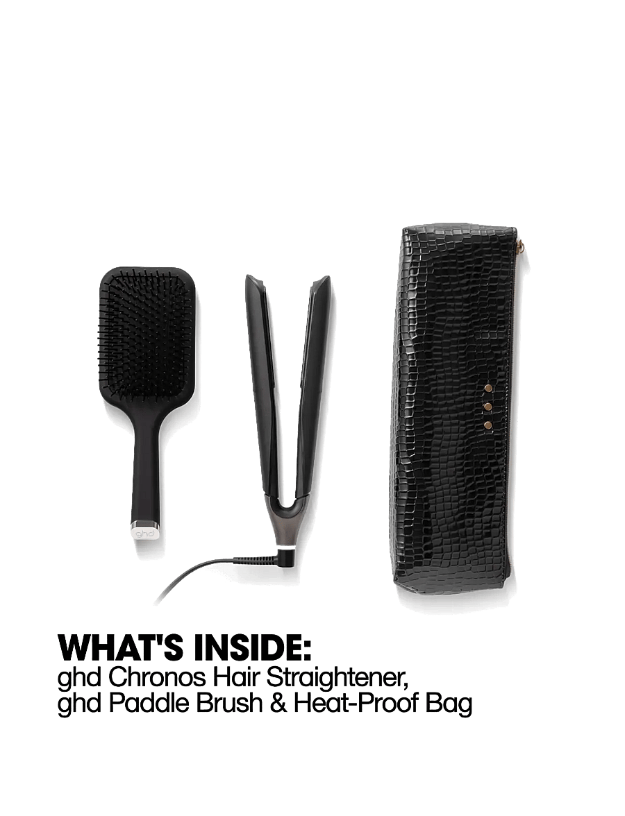 ghd - ghd Chronos Christmas Gift Set - Hair Straightener - giftset - black - 4
