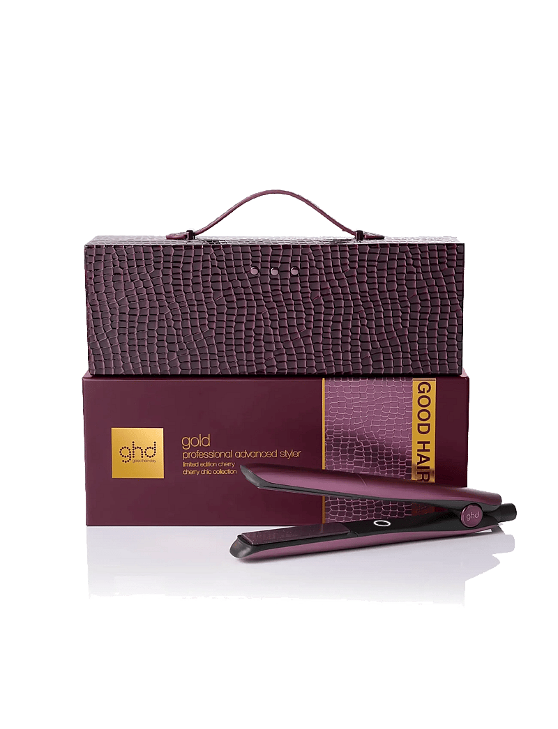 ghd - ghd Gold Limited Edition Gift Set - Hair Straighteners in Cherry Chic - sett - cherry chic - 0