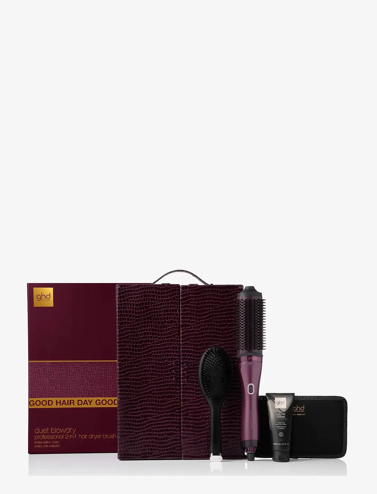 ghd - ghd Duet Blowdry Limited Edition Gift Set - 2-in-1 Hair Dryer Brush in Cherry Chic - setti - cherry chic - 0
