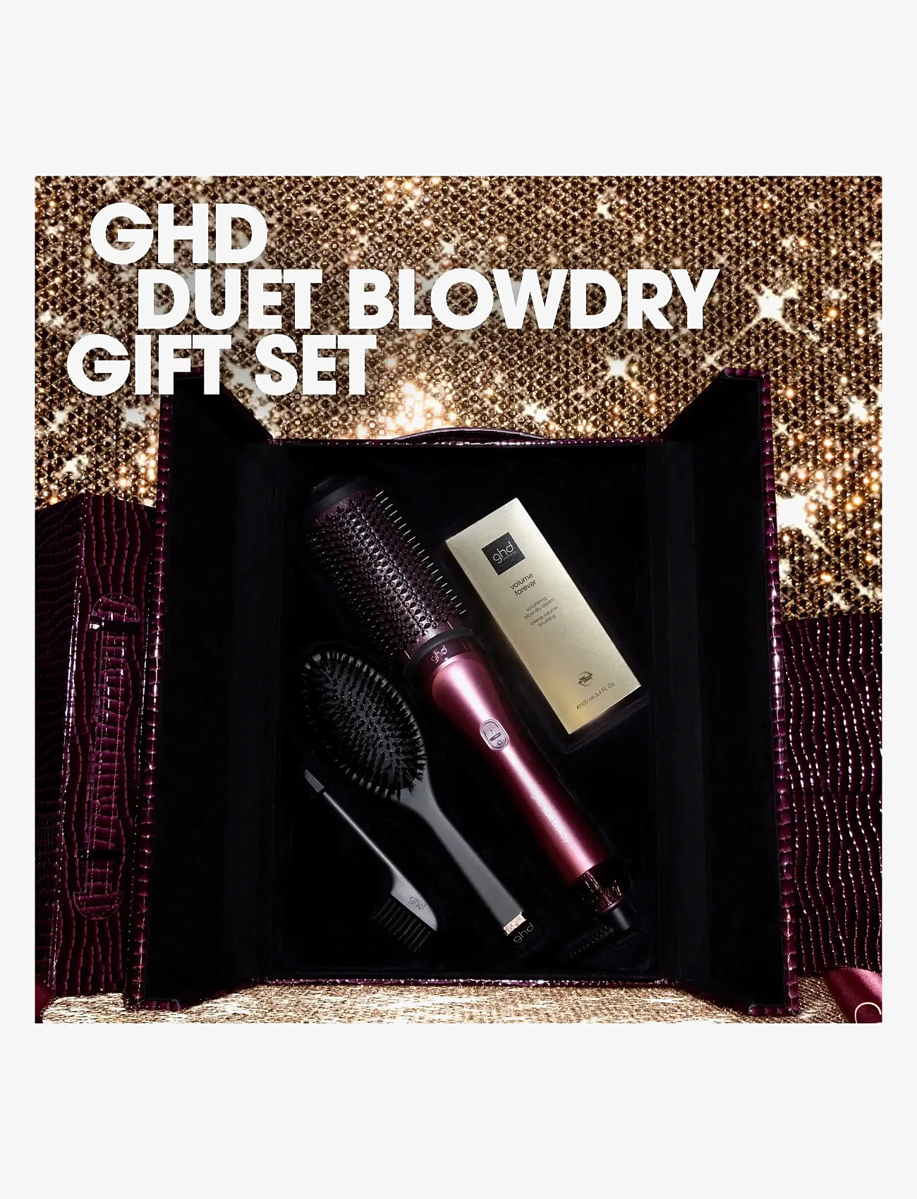 ghd - ghd Duet Blowdry Limited Edition Gift Set - 2-in-1 Hair Dryer Brush in Cherry Chic - setti - cherry chic - 1