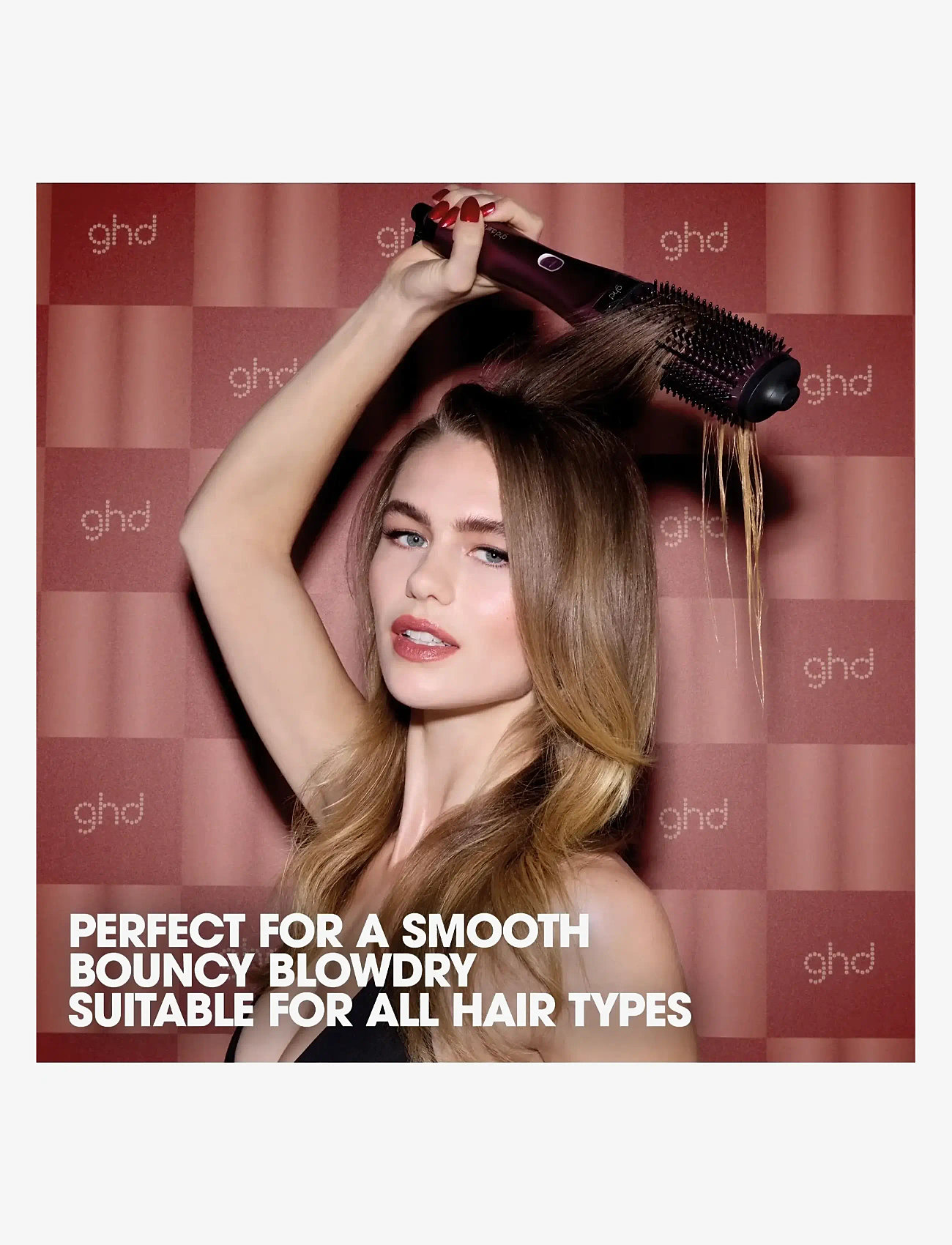 ghd - ghd Duet Blowdry Limited Edition Gift Set - 2-in-1 Hair Dryer Brush in Cherry Chic - setti - cherry chic - 5