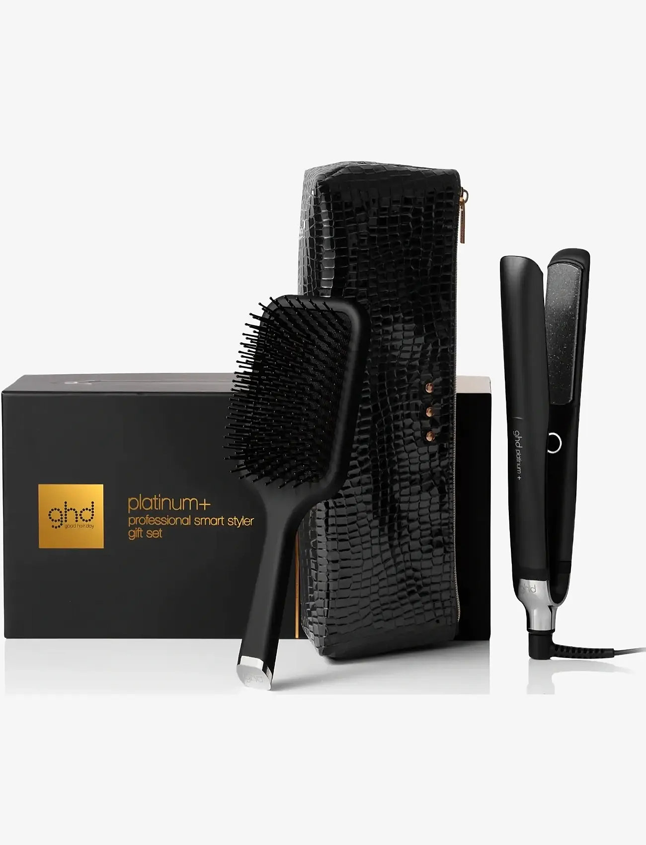 ghd - ghd Platinum+ Gift Set - Hair Straightener - over 500 kr - black - 0