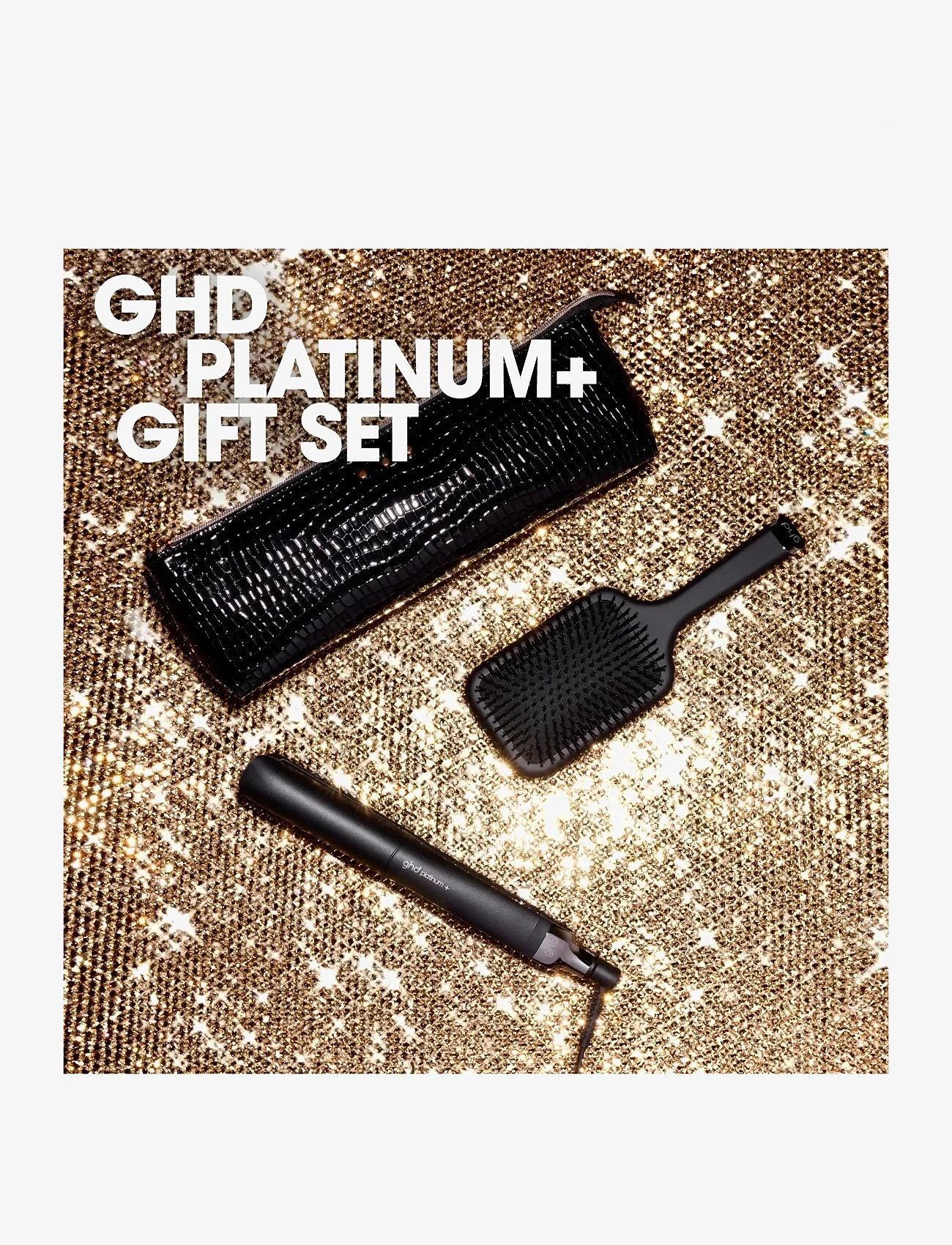 ghd - ghd Platinum+ Gift Set - Hair Straightener - over 500 kr - black - 1