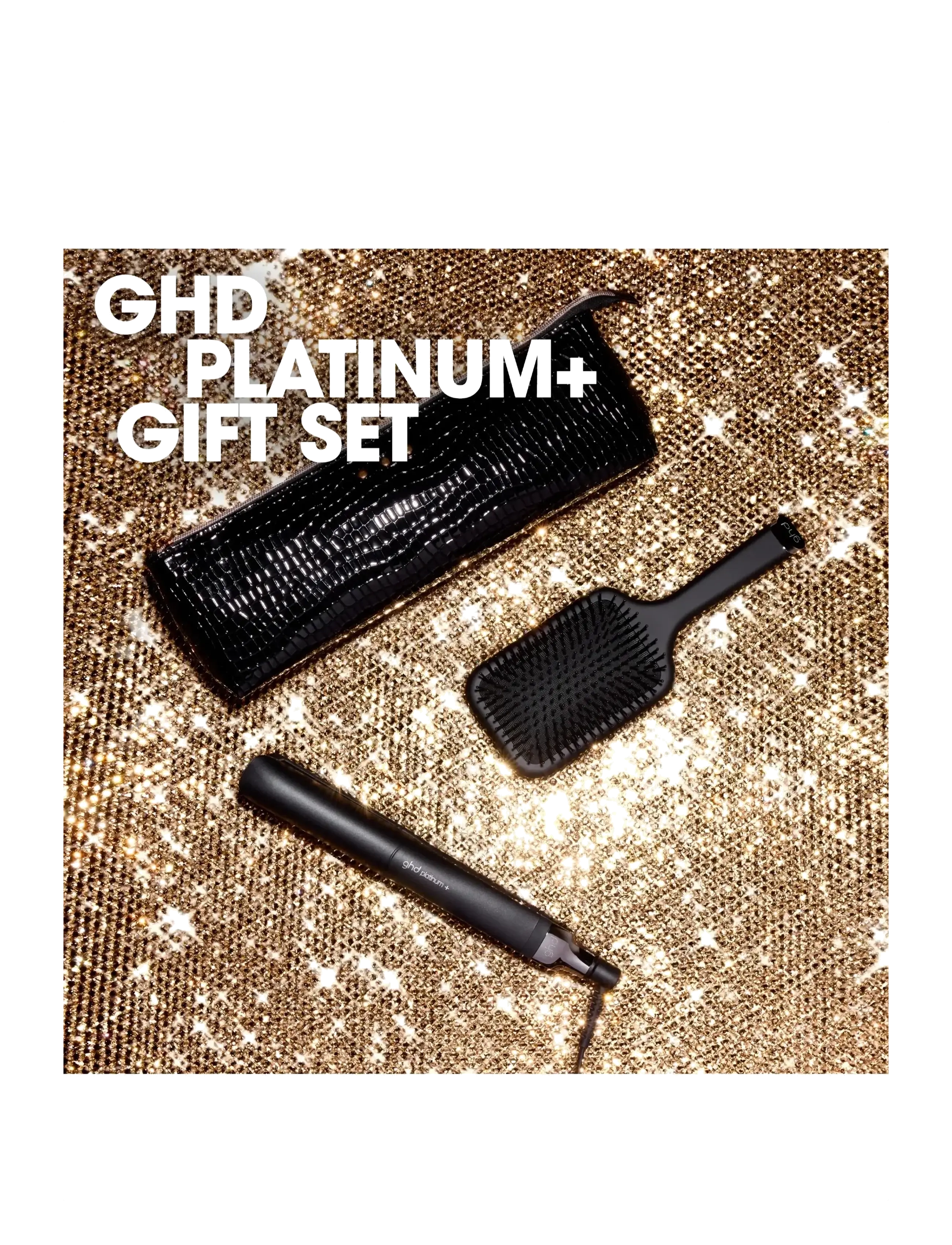 ghd - ghd Platinum+ Gift Set - Hair Straightener - giftset - black - 1