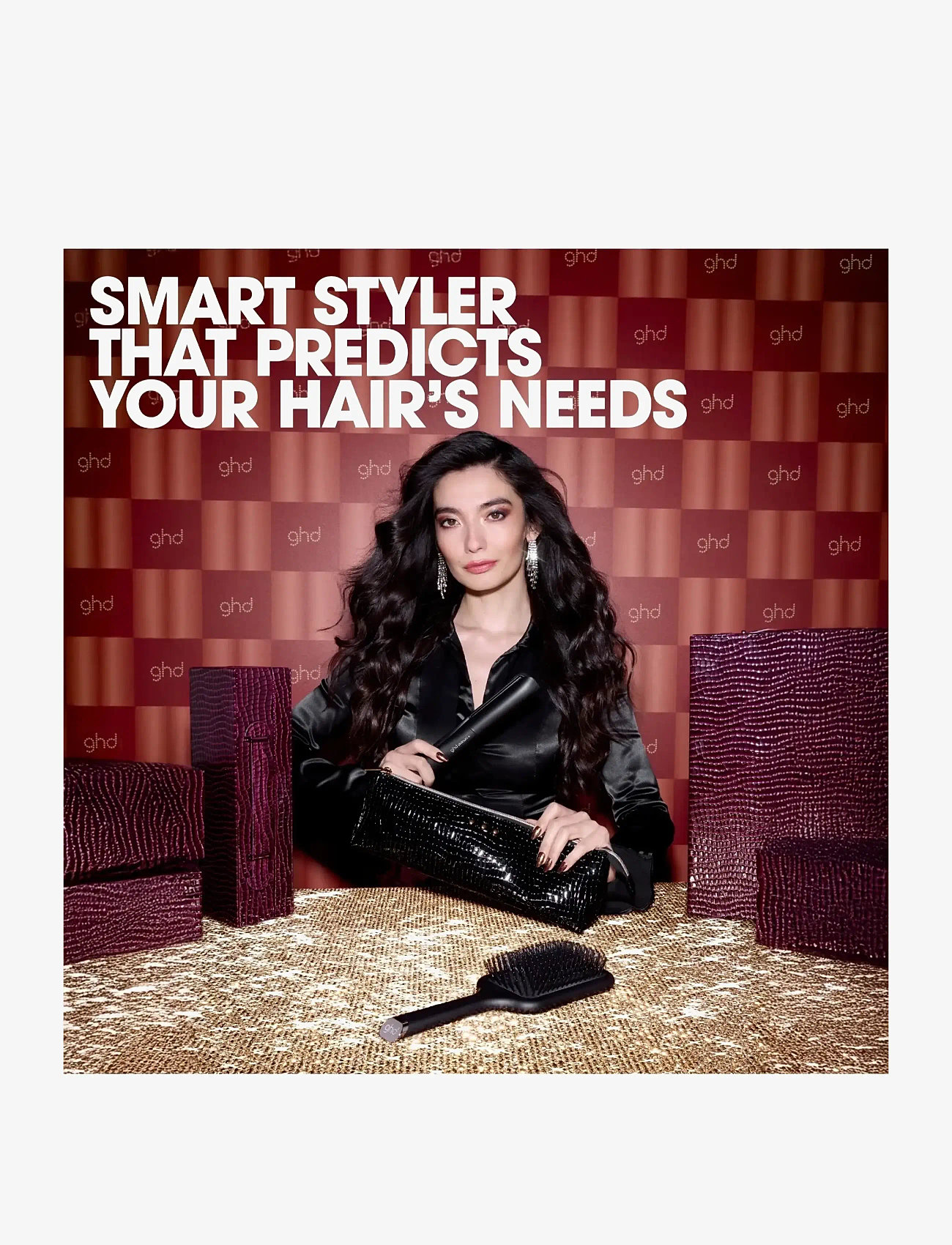 ghd - ghd Platinum+ Gift Set - Hair Straightener - over 500 kr - black - 2