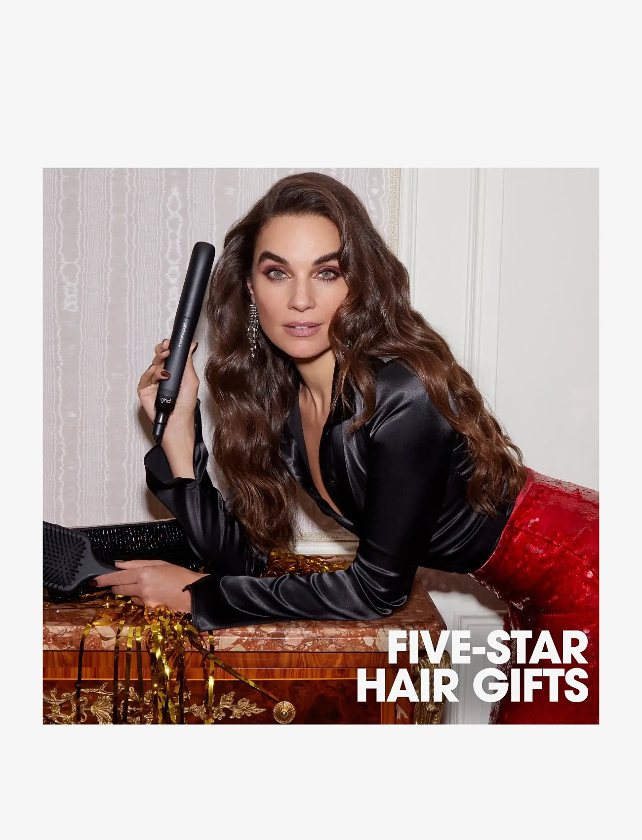 ghd - ghd Platinum+ Gift Set - Hair Straightener - over 500 kr - black - 3