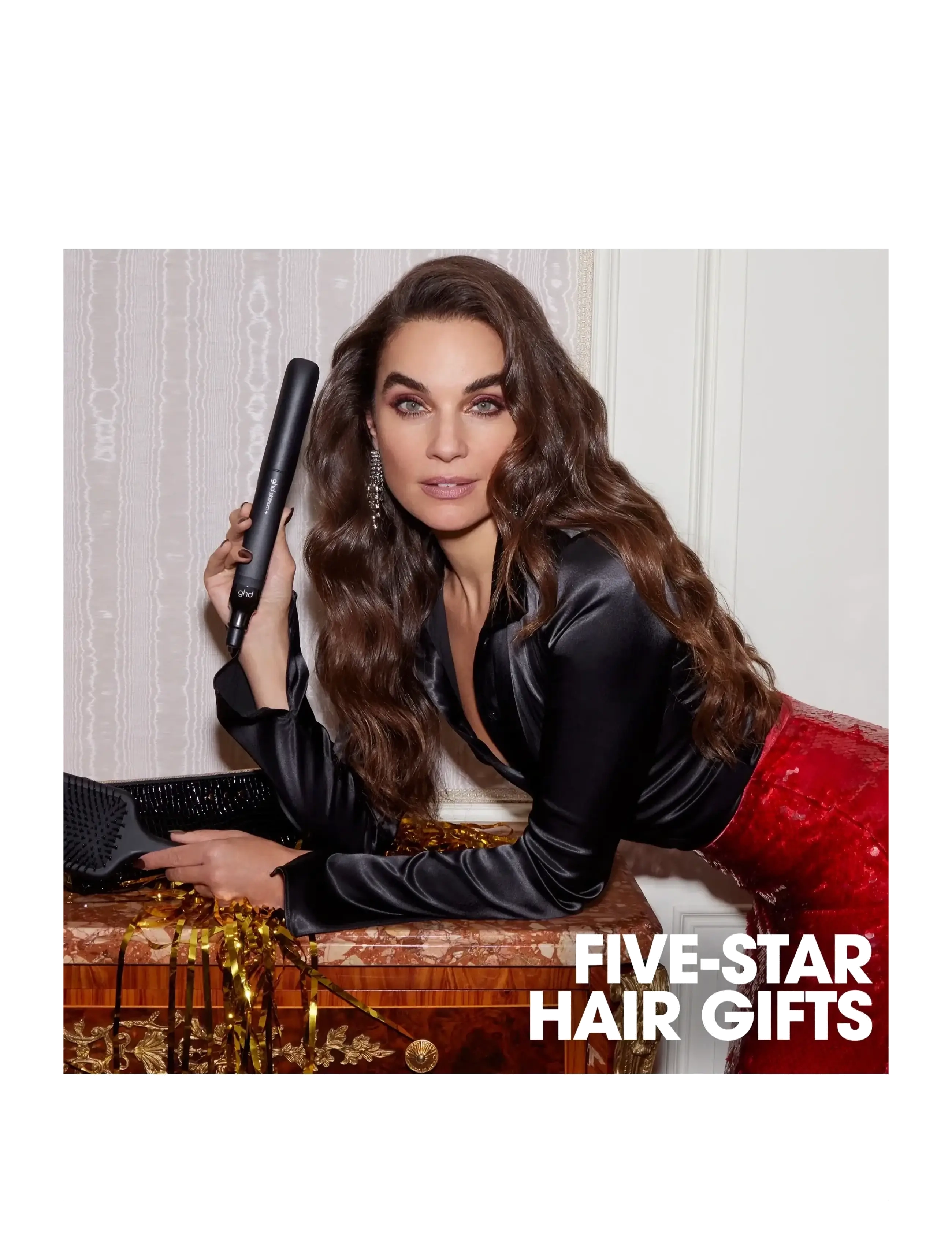 ghd - ghd Platinum+ Gift Set - Hair Straightener - giftset - black - 3