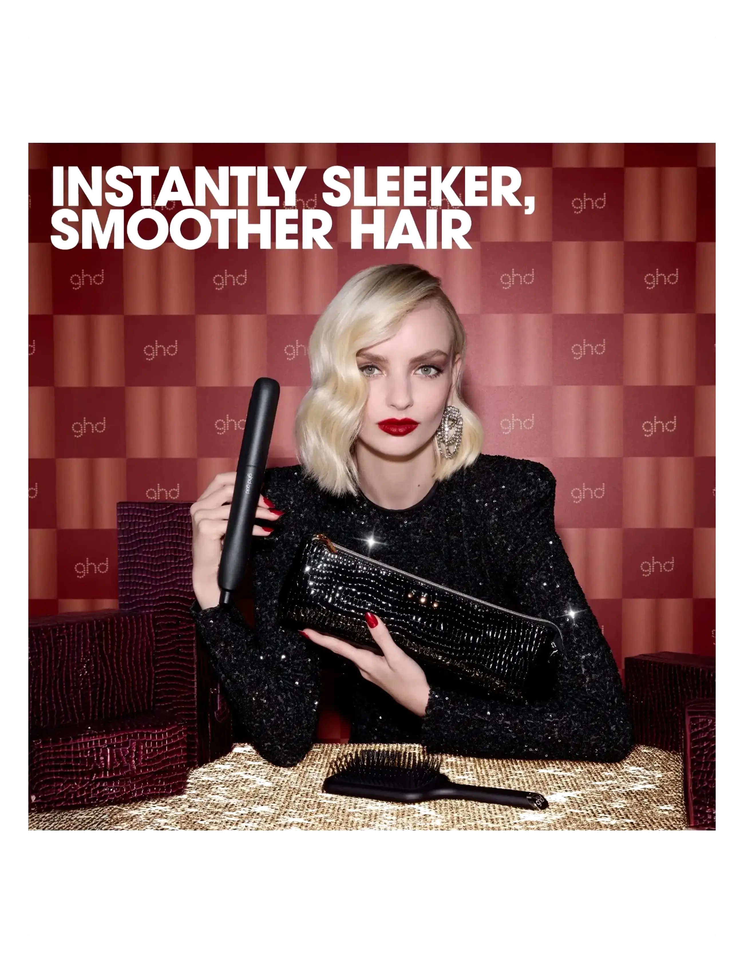 ghd - ghd Gold Christmas Gift Set - Hair Straightener - black - 2