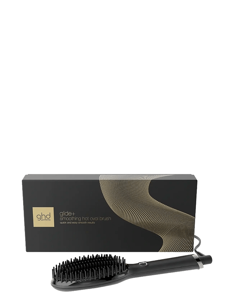 ghd - ghd Glide+ Smoothing Hot Brush - Black - föönharjad - no color - 0