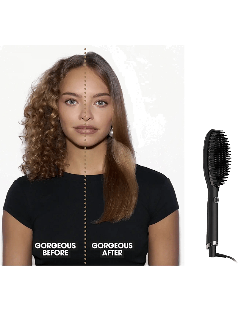 ghd - ghd Glide+ Smoothing Hot Brush - Black - föönharjad - no color - 1