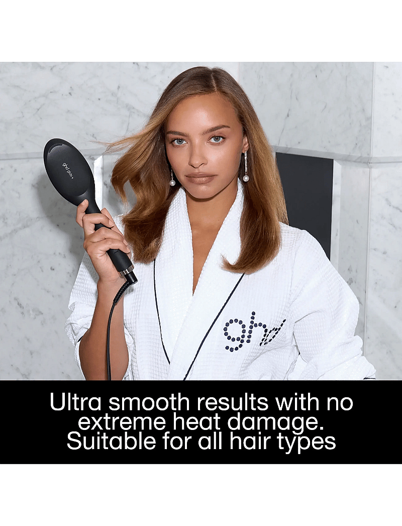ghd - ghd Glide+ Smoothing Hot Brush - Black - föönharjad - no color - 4
