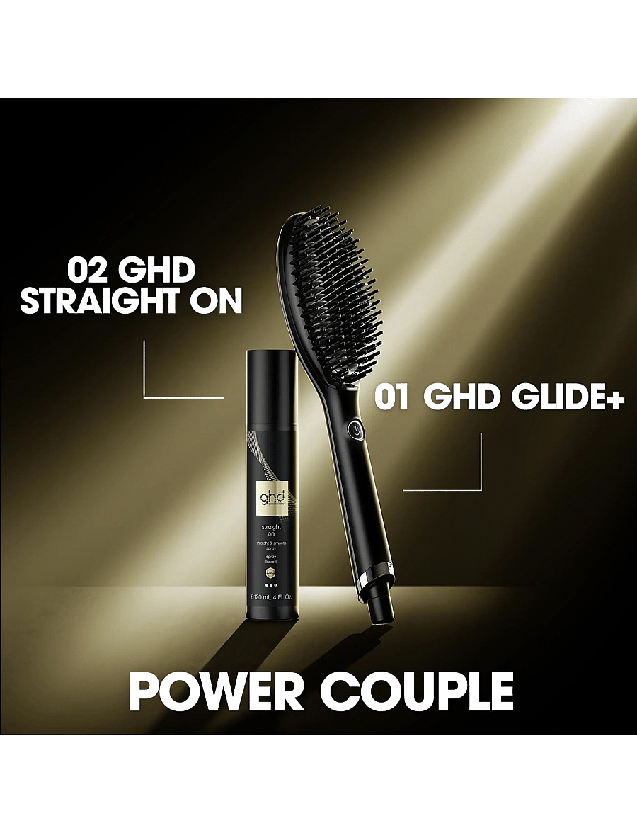 ghd - ghd Glide+ Smoothing Hot Brush - Black - föönharjad - no color - 5