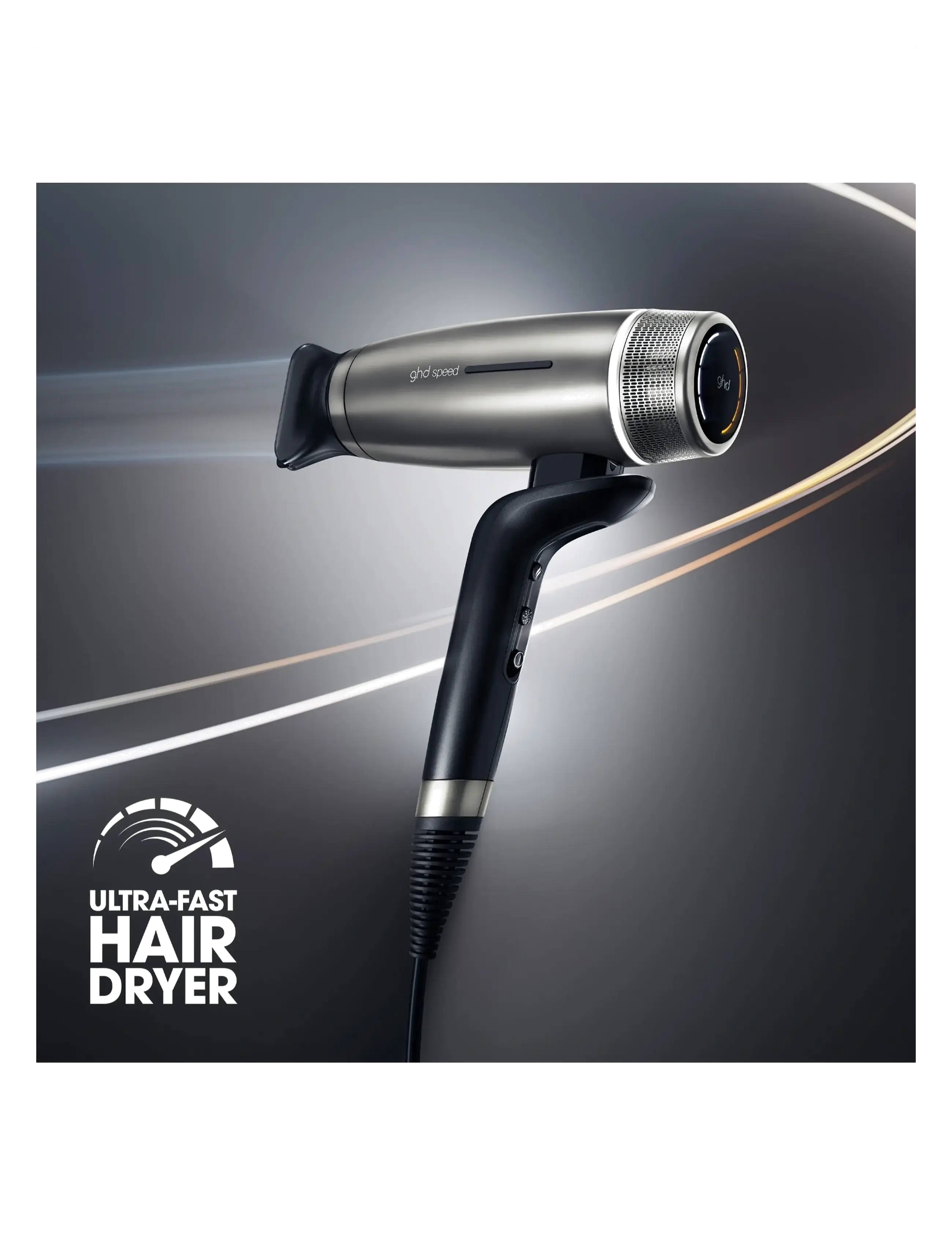ghd - ghd Speed Titanium Black - hárblásarar - titanium black - 2