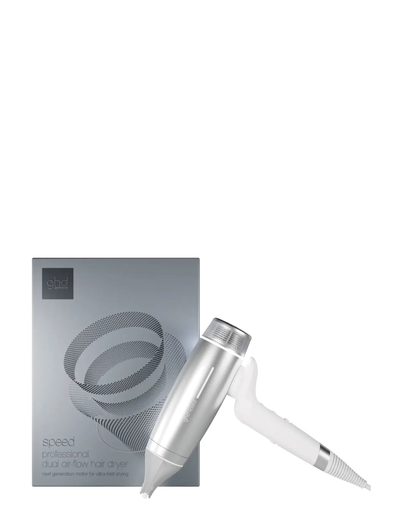 ghd Ghd Speed Silver White, One Size, White, Værktøj > Tørretumblere, Dame