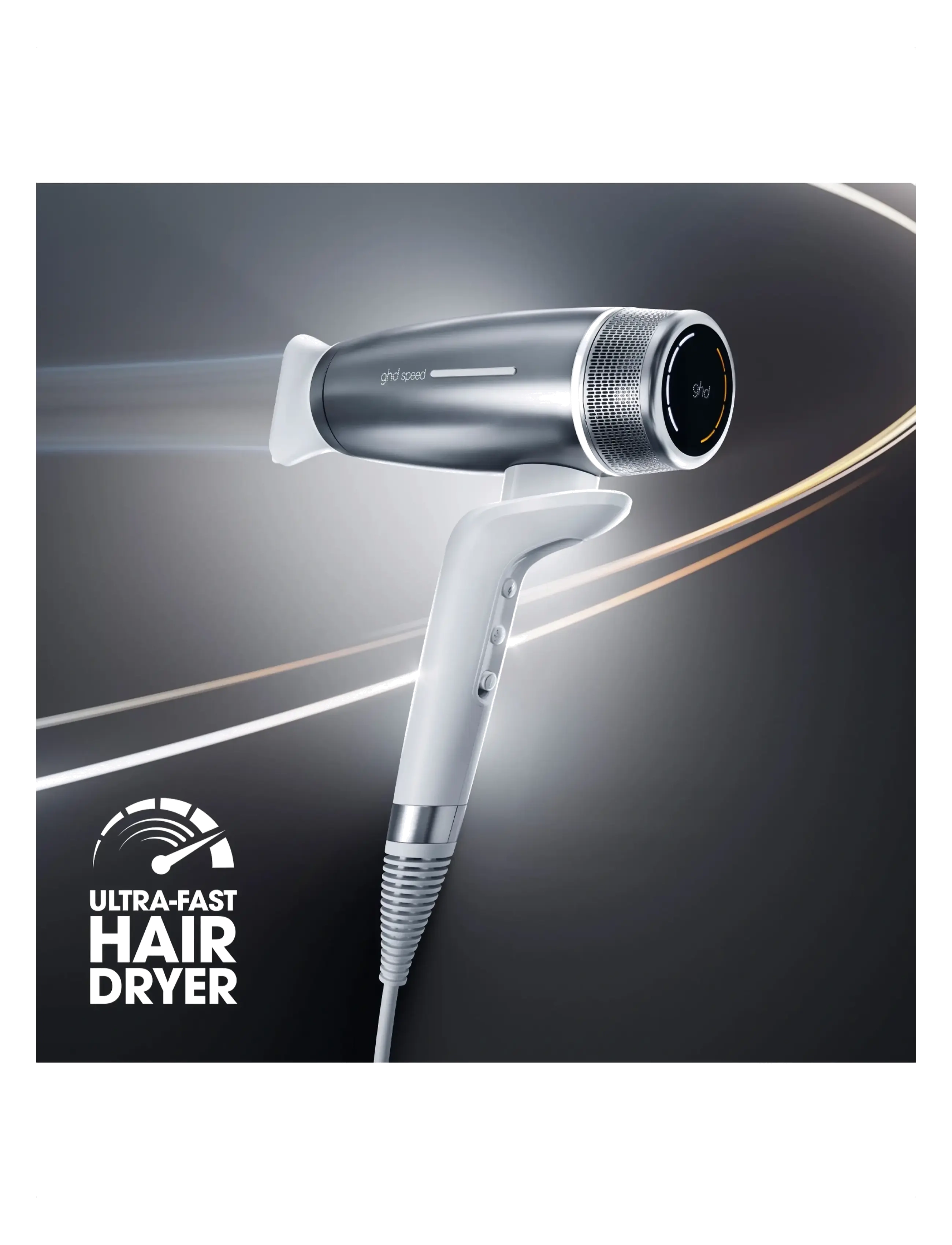 ghd - ghd Speed Silver White - styling værktøjer - white - 2