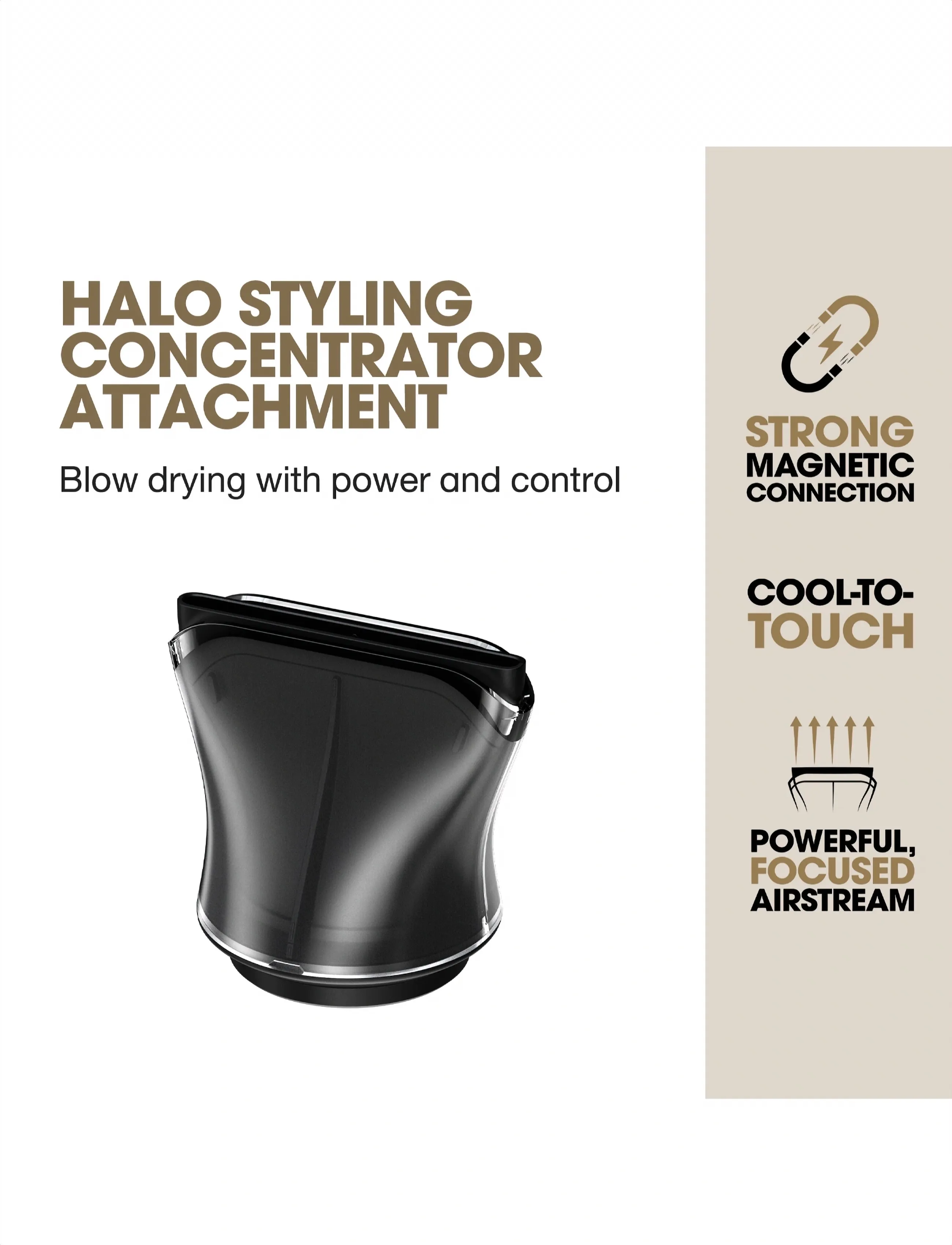 ghd Ghd Halo Shaping Concentrator, One Size, Nude, Værktøj > Tørretumblere, Dame