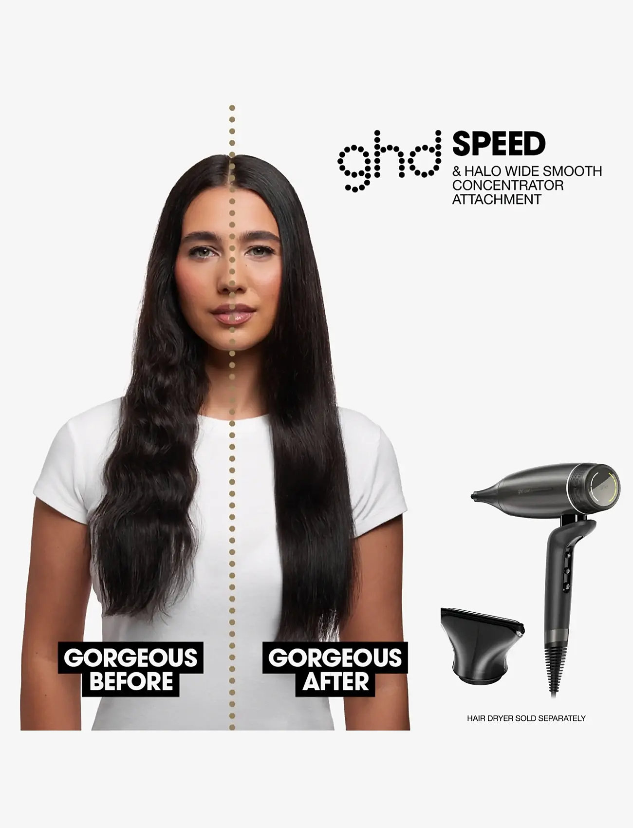 ghd - ghd Halo Wide Smoothing Concentrator - dryers - no color - 2