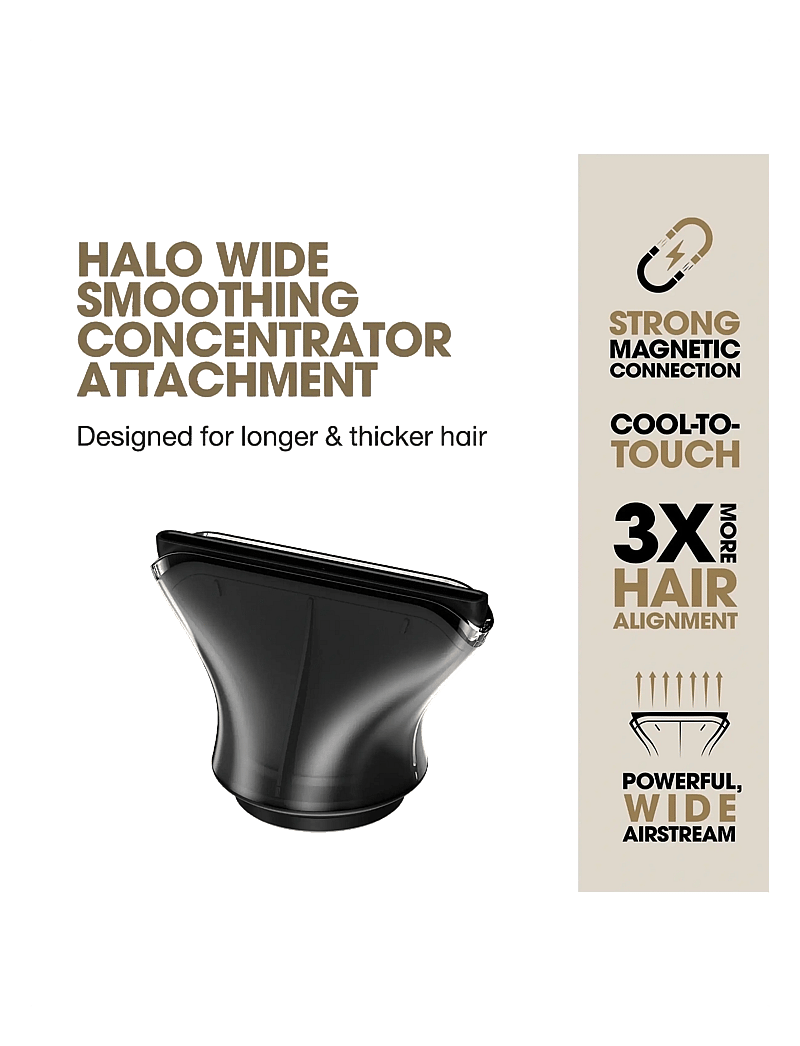 ghd - ghd Halo Wide Smoothing Concentrator - föönid - no color - 3