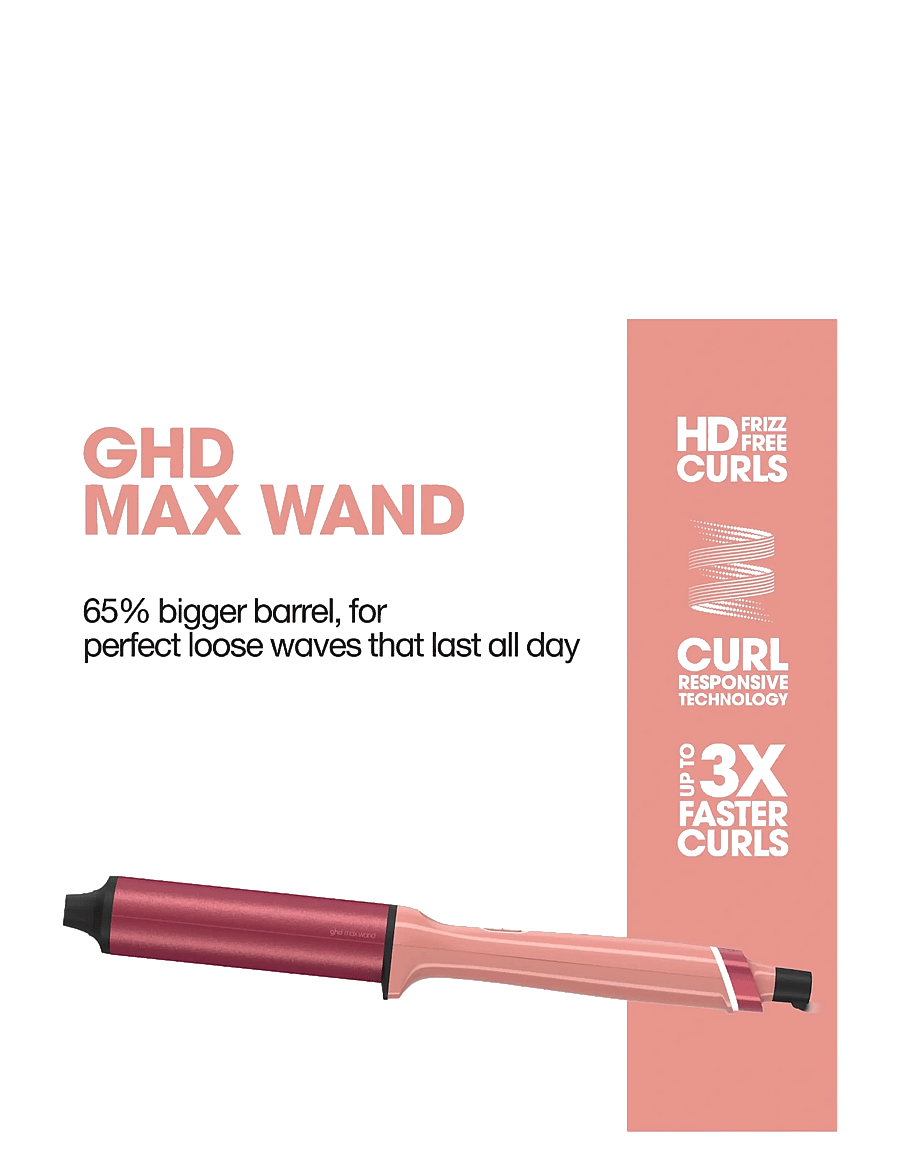 ghd - ghd Chronos Curve Limited Edition Max Wand (38mm Barrel) in Candy Coral - 20–50€ - candy coral - 1