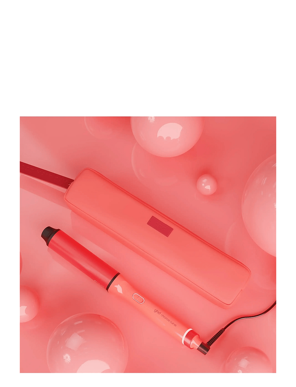 Adjustable Ghd ghd Ghd Chronos Curve Limited Edition Max Wand (38mm Barrel) In Candy ...
