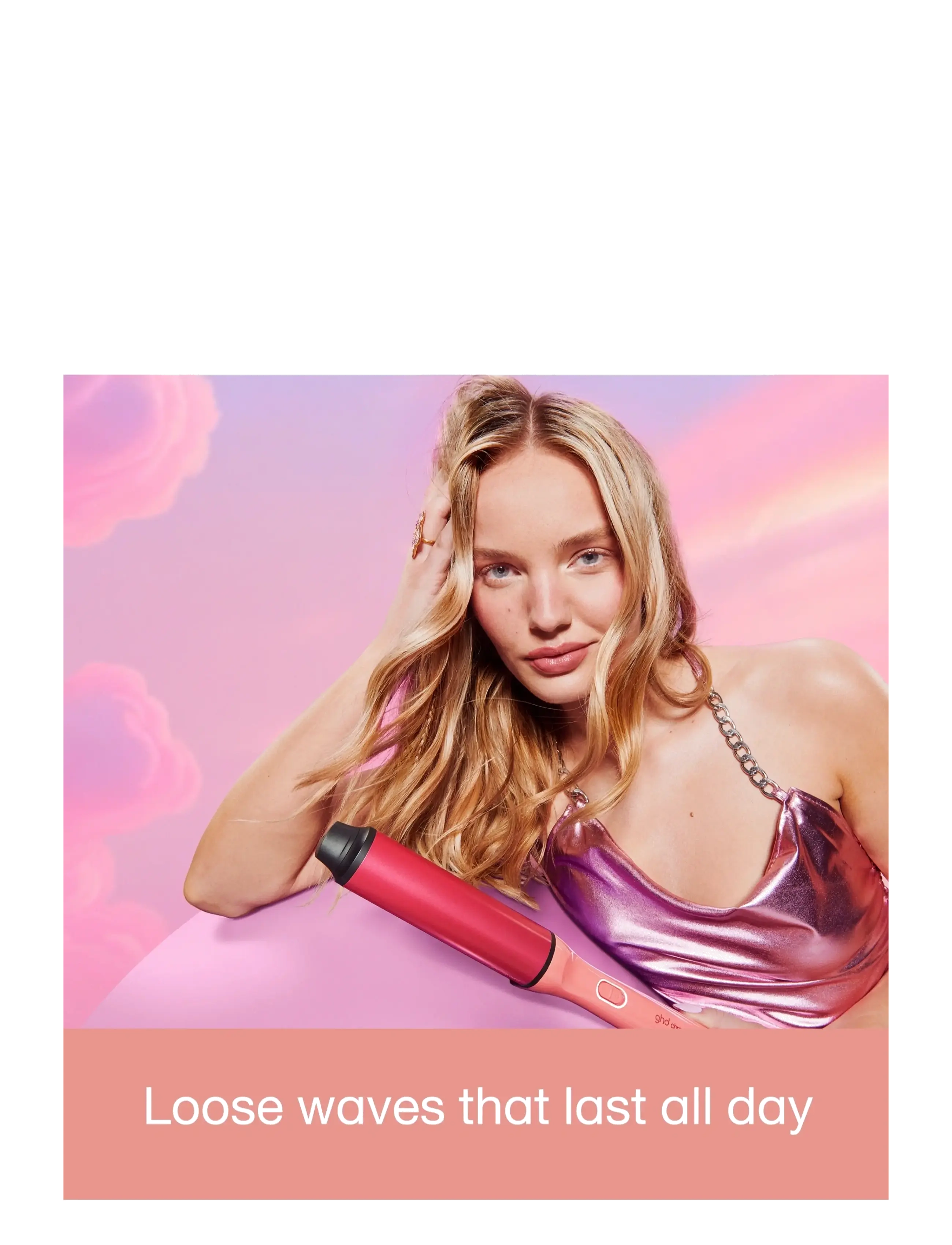 ghd - ghd Chronos Curve Limited Edition Max Wand (38mm Barrel) in Candy Coral - krøllejern - candy coral - 4