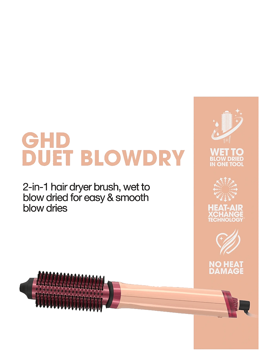 ghd - ghd Duet Blowdry Limited Edition Hair Dryer Brush in Sun-Kissed Peach - 20–50€ - sun-kissed peach - 1