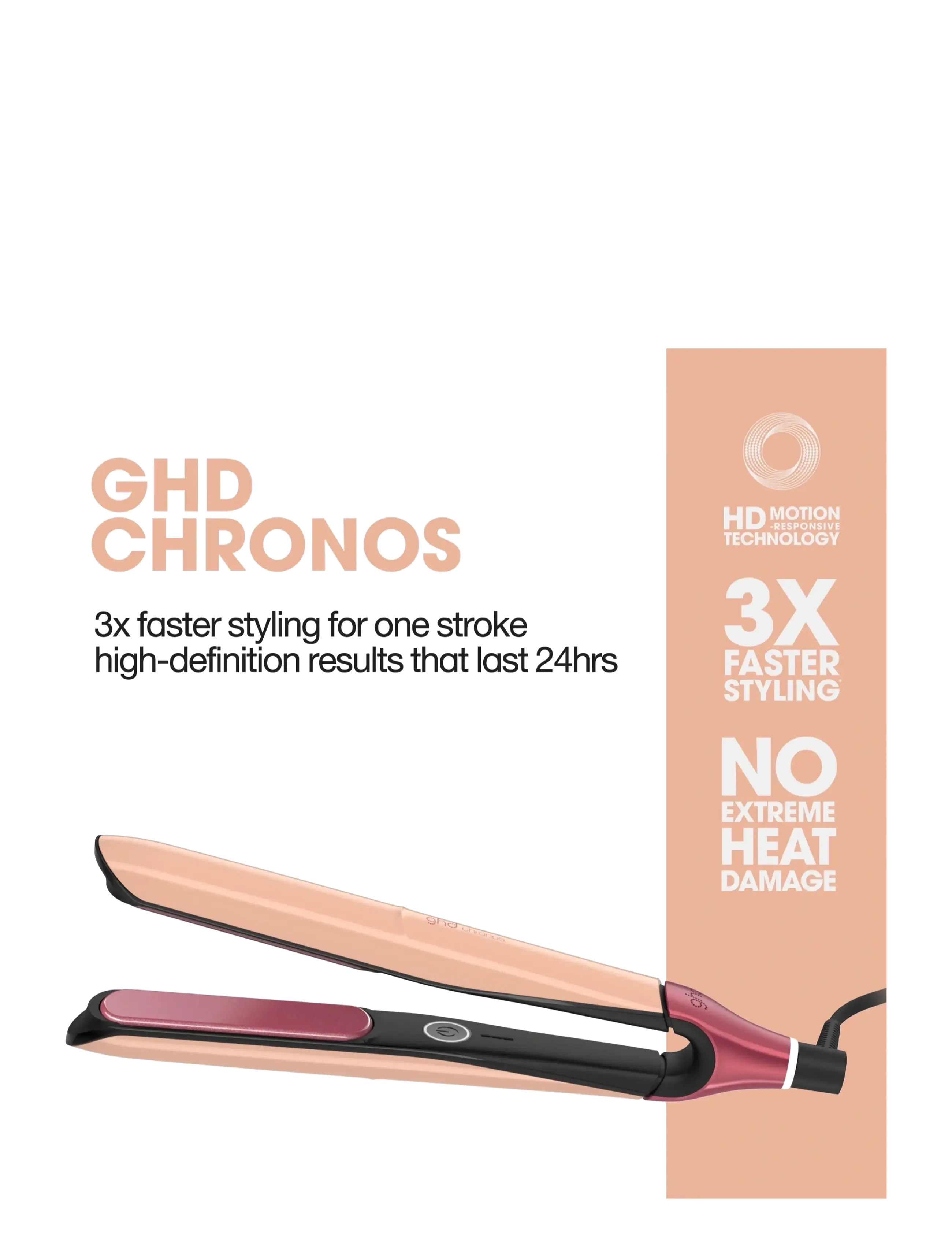 ghd - ghd Chronos Limited Edition Hair Straightener in Sun-Kissed Peach - nuo 20€ iki 50 € - sun-kissed peach - 1