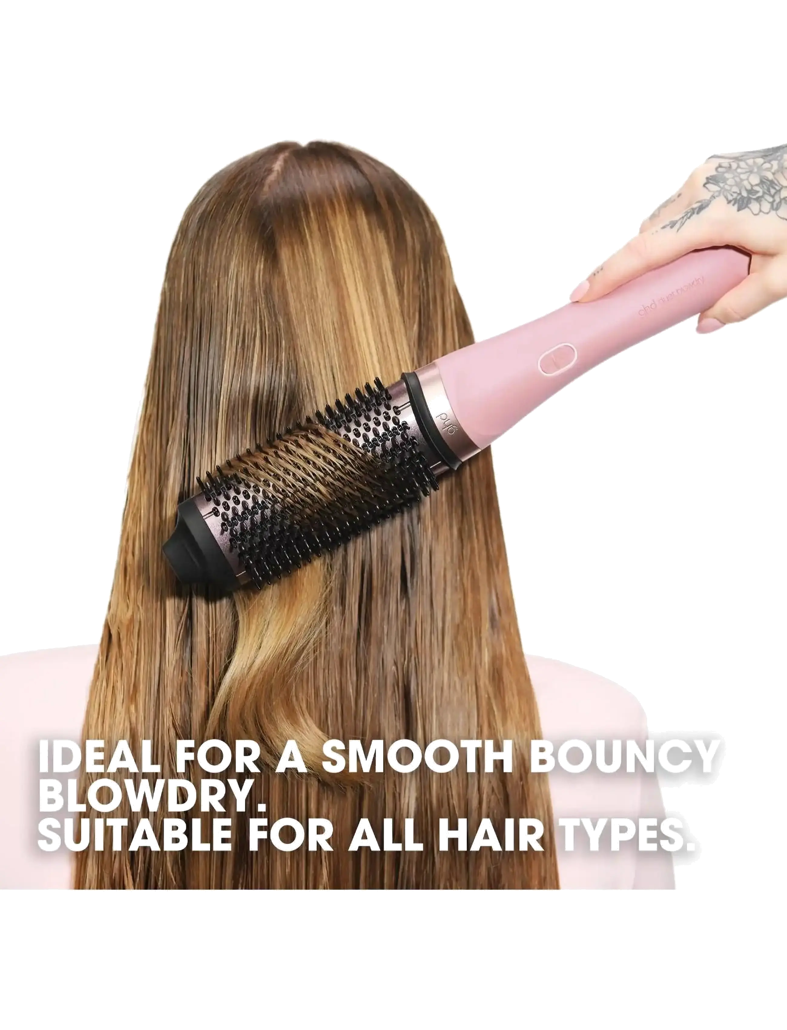 ghd - ghd Duet Blowdry Limited Edition Hair Dryer Brush in Dusted Pink - 20–50€ - pink - 4
