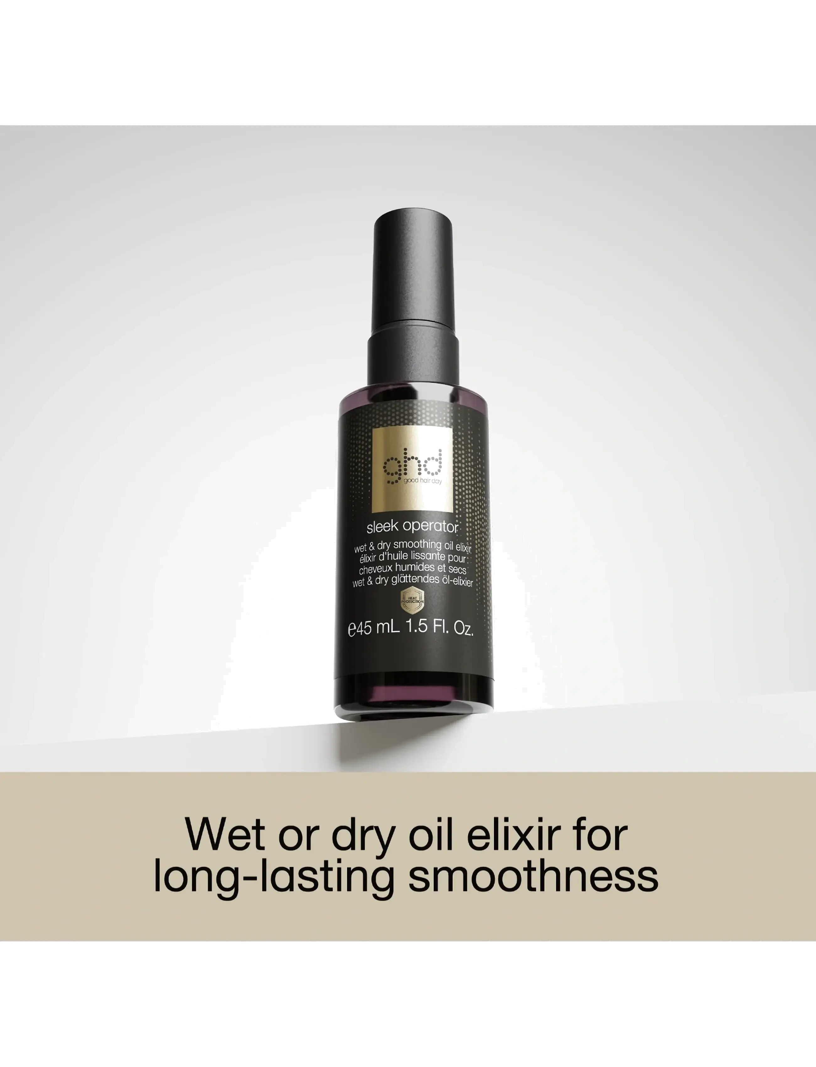 ghd - ghd Sleek Operator - Wet and Dry Hair Oil Elixir 45ml - hår - no color - 1