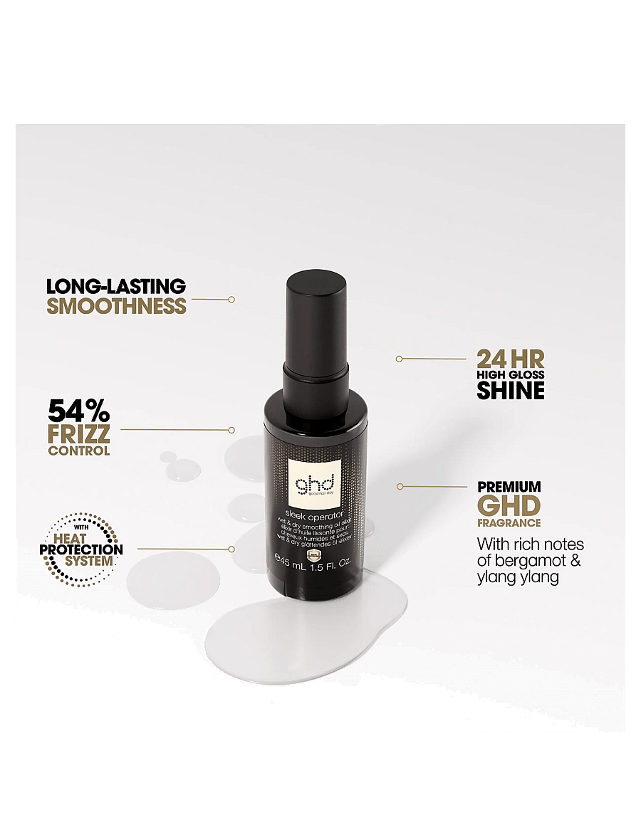ghd - ghd Sleek Operator - Wet and Dry Hair Oil Elixir 45ml - juuksed - no color - 3