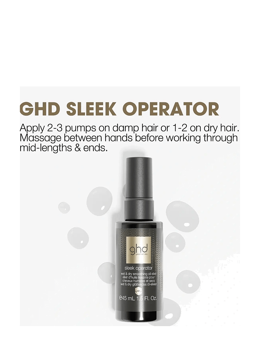 ghd - ghd Sleek Operator - Wet and Dry Hair Oil Elixir 45ml - juuksed - no color - 4