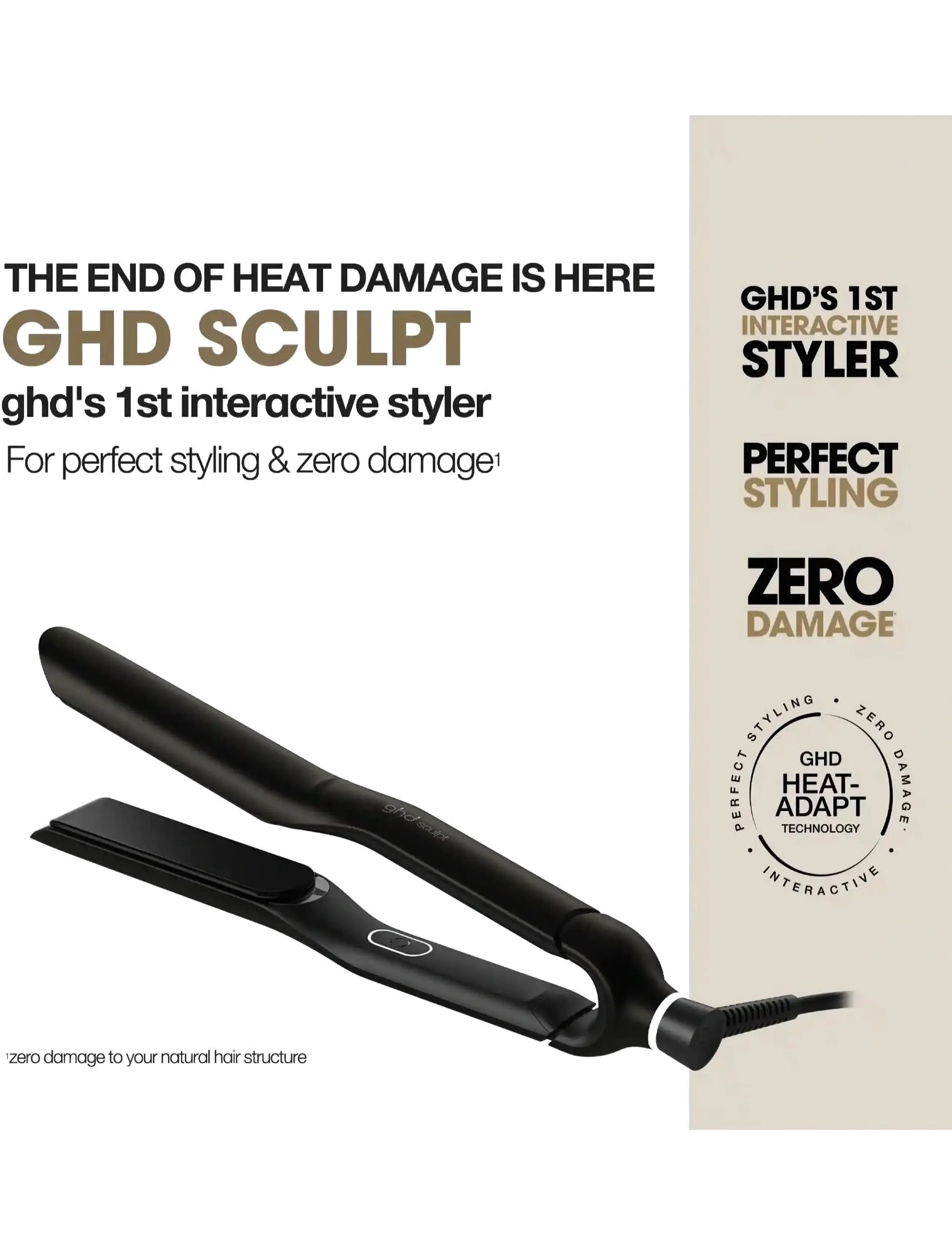 ghd - ghd Sculpt Interactive Hair Straightener - Black - black - 2