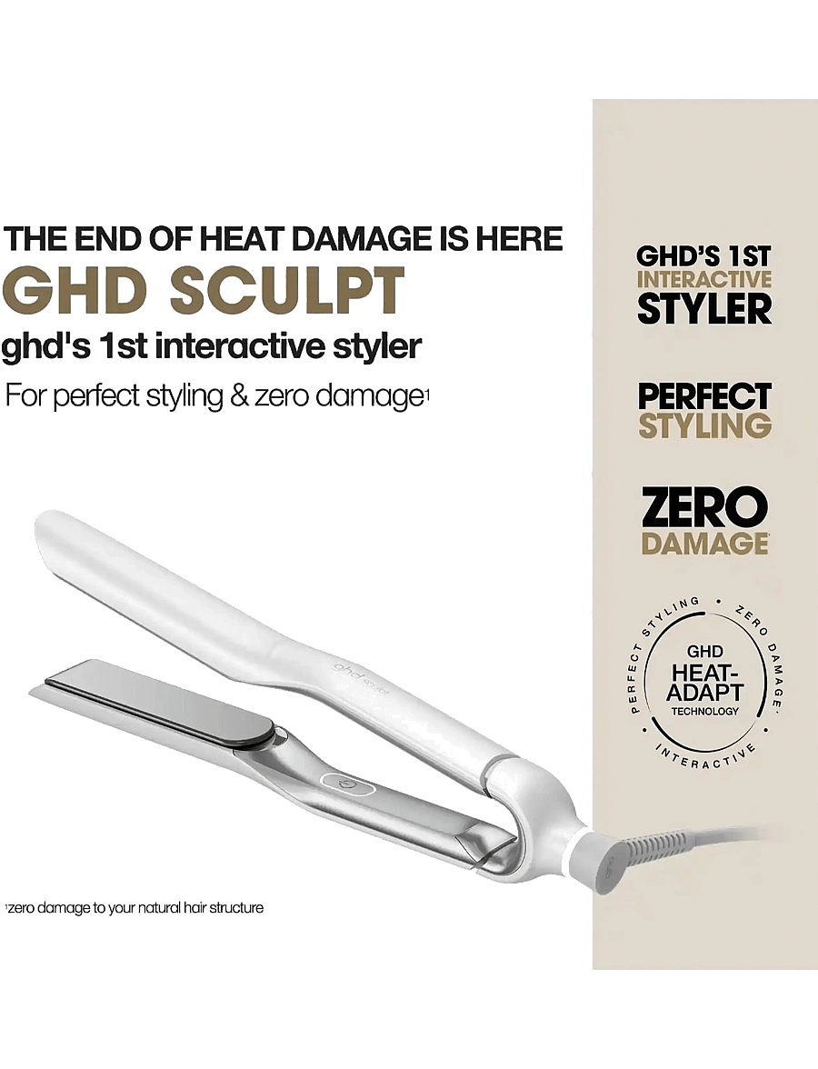 ghd - ghd Sculpt Interactive Hair Straightener - White - sirgendajad - white - 2